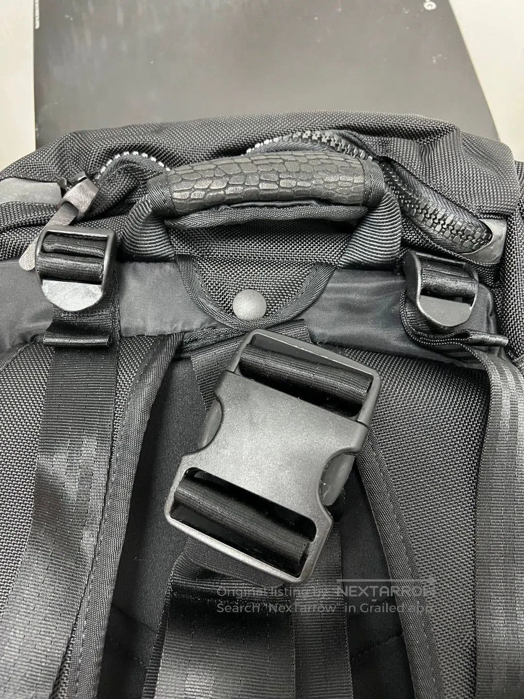 Visvim Black Backpack with Textured Accents. Size ONE SIZE - 9 Thumbnail