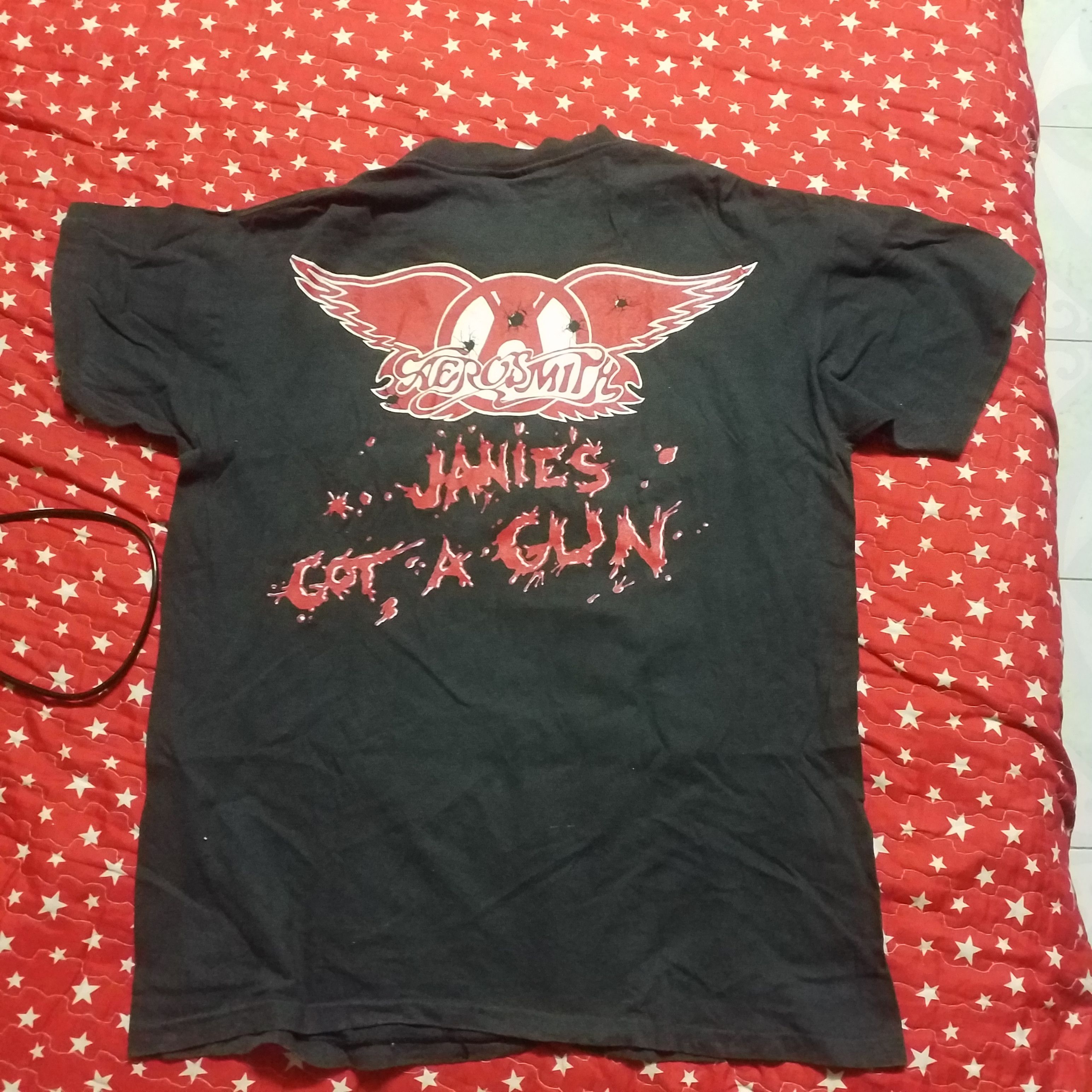 Brockum AEROSMITH PUMP BOSTON JANIES GOT A GUN SINGLE STITCH Size US L / EU 52-54 / 3 - 6 Thumbnail