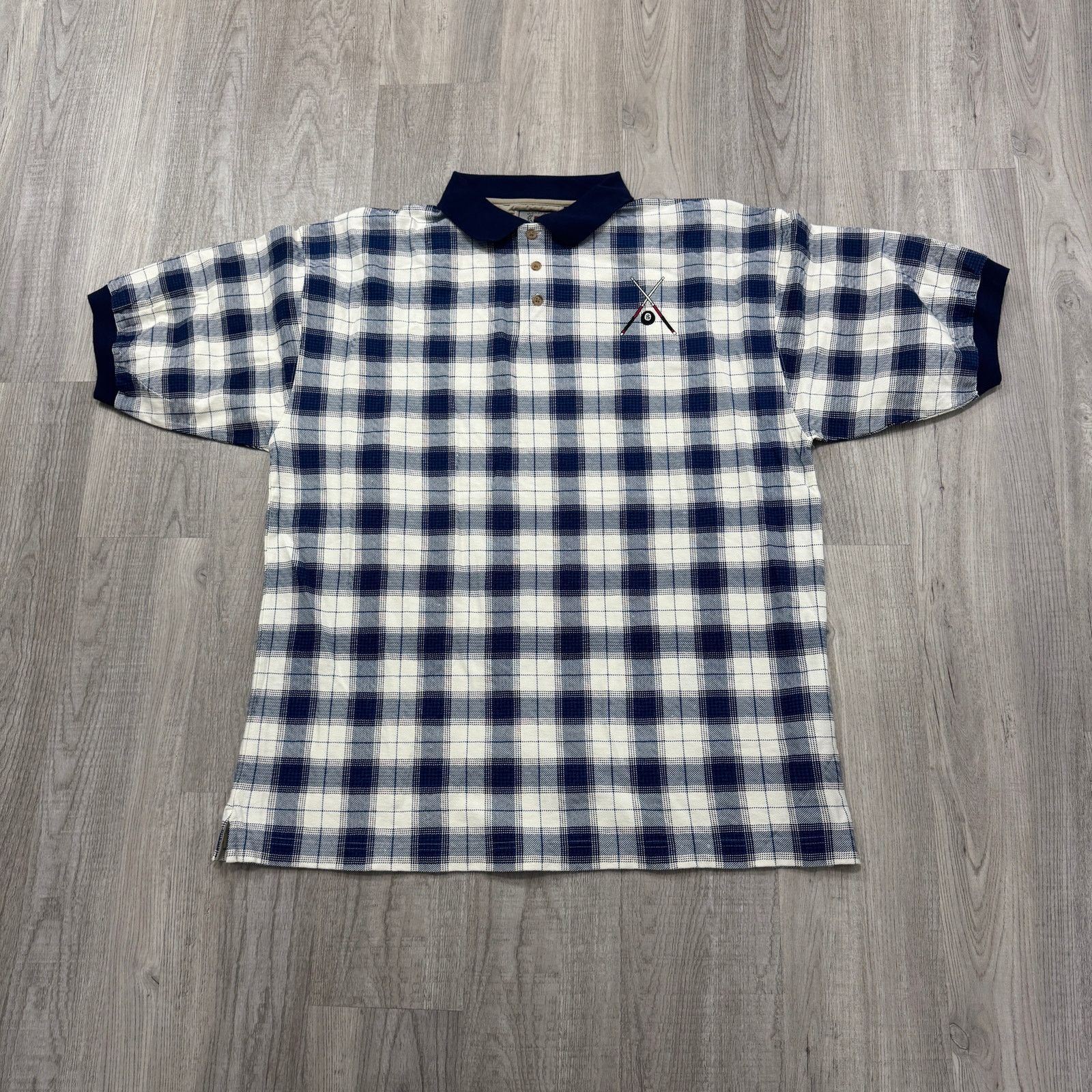 Vintage Vintage Halifax Outfitters Pool Billiards Polo Shirt XL Size US XL / EU 56 / 4 - 2 Thumbnail