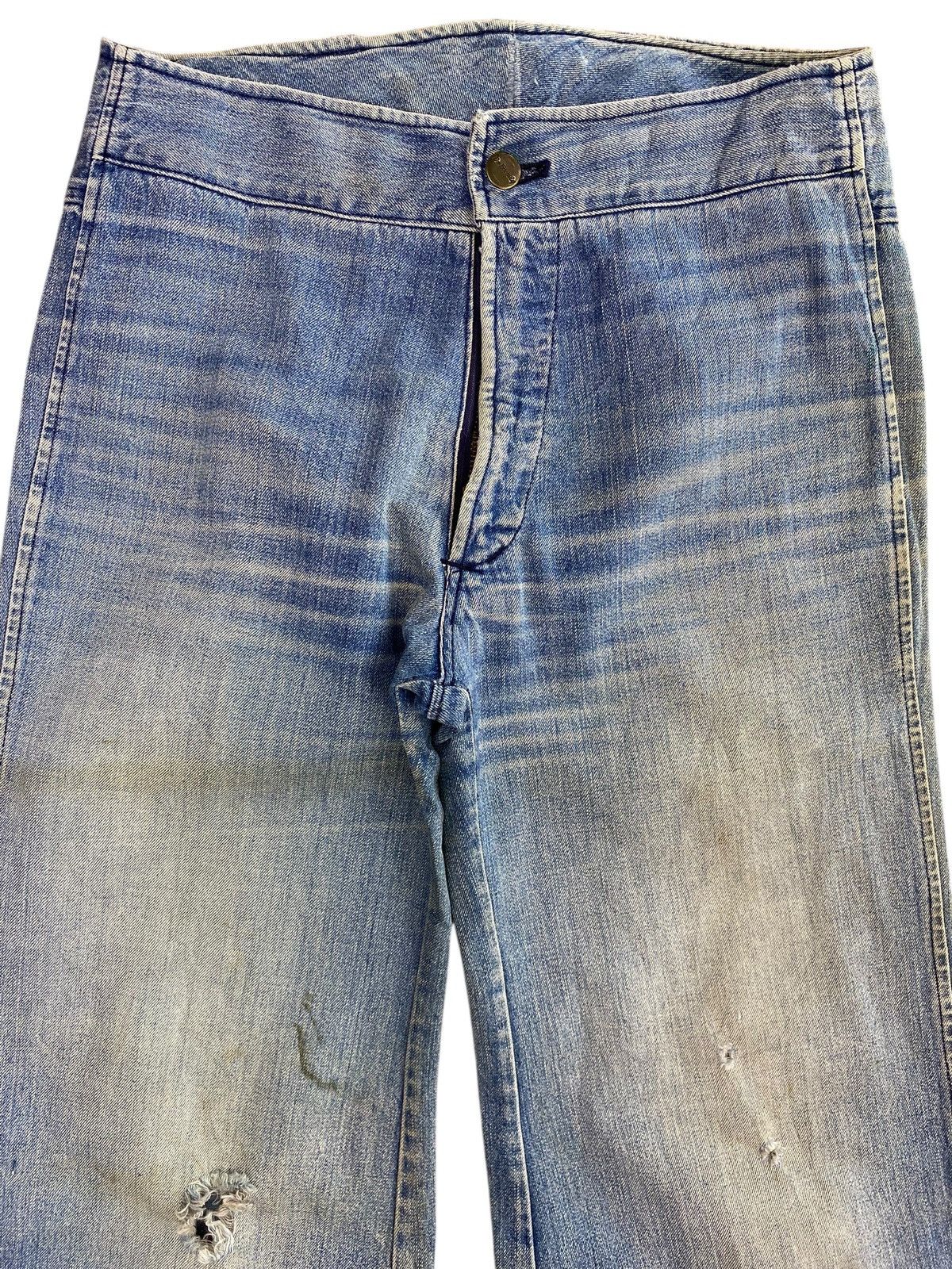 Japanese Brand Japanese Brand Retro Distressed Style Wide-Leg Jeans Size US 28 / EU 44 - 2 Thumbnail