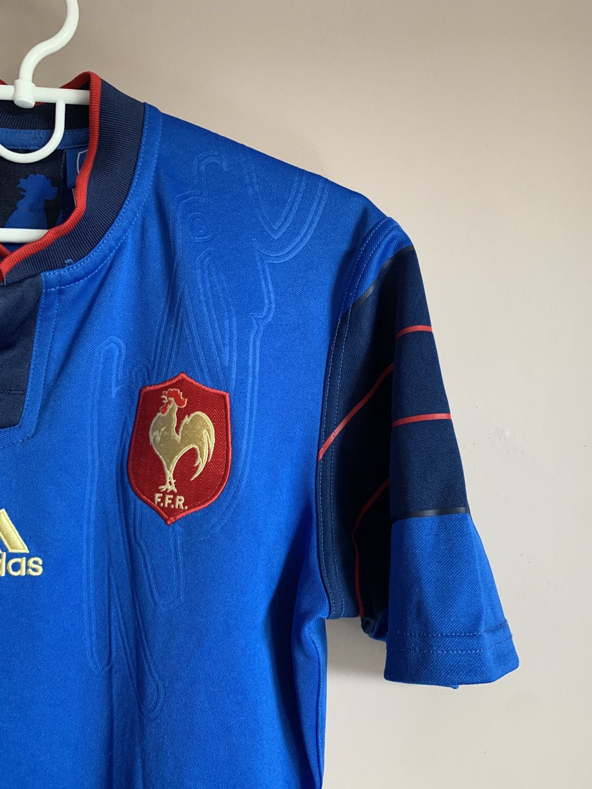 Adidas France 2015 Home Rugby Union Shirt Adidas Jersey Size S Size US S / EU 44-46 / 1 - 6 Thumbnail