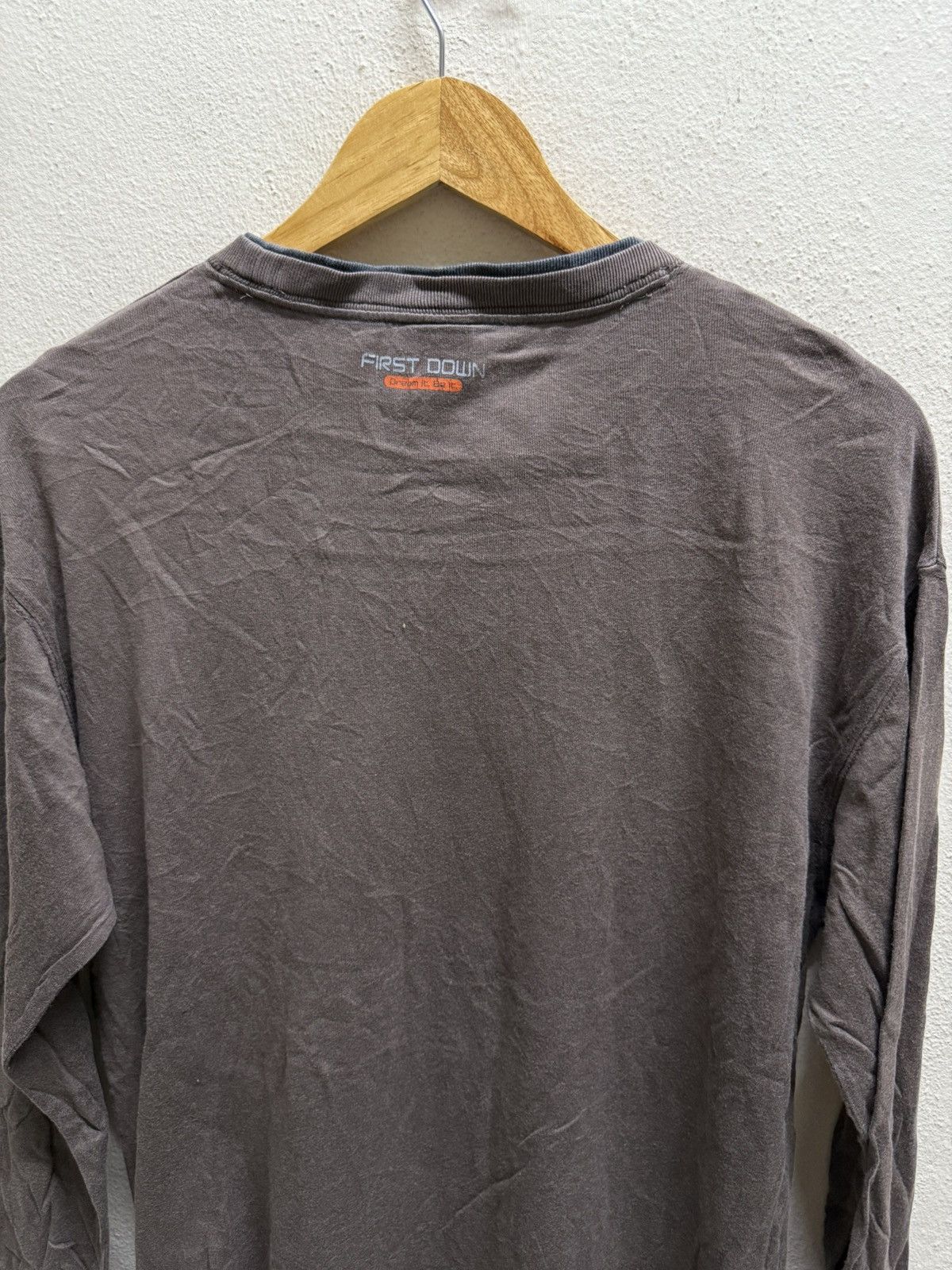 The Mountain Vintage First Down Mountain Double Colar Longsleeve Tshirt Size US M / EU 48-50 / 2 - 11 Thumbnail