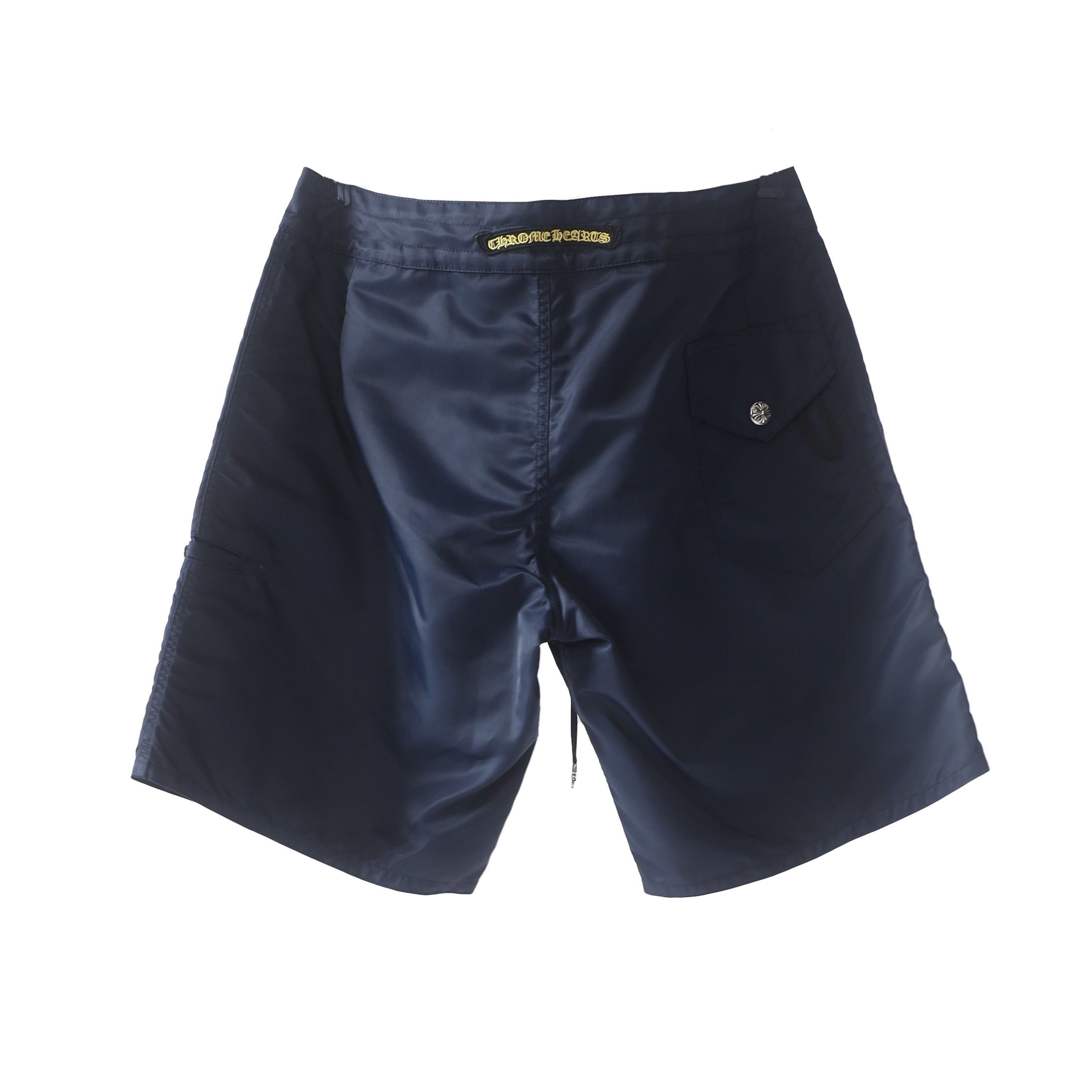 Chrome Hearts CHROME HEARTS NAVY CH PATCH BOARD SHORTS Size US 34 / EU 50 - 2 Thumbnail