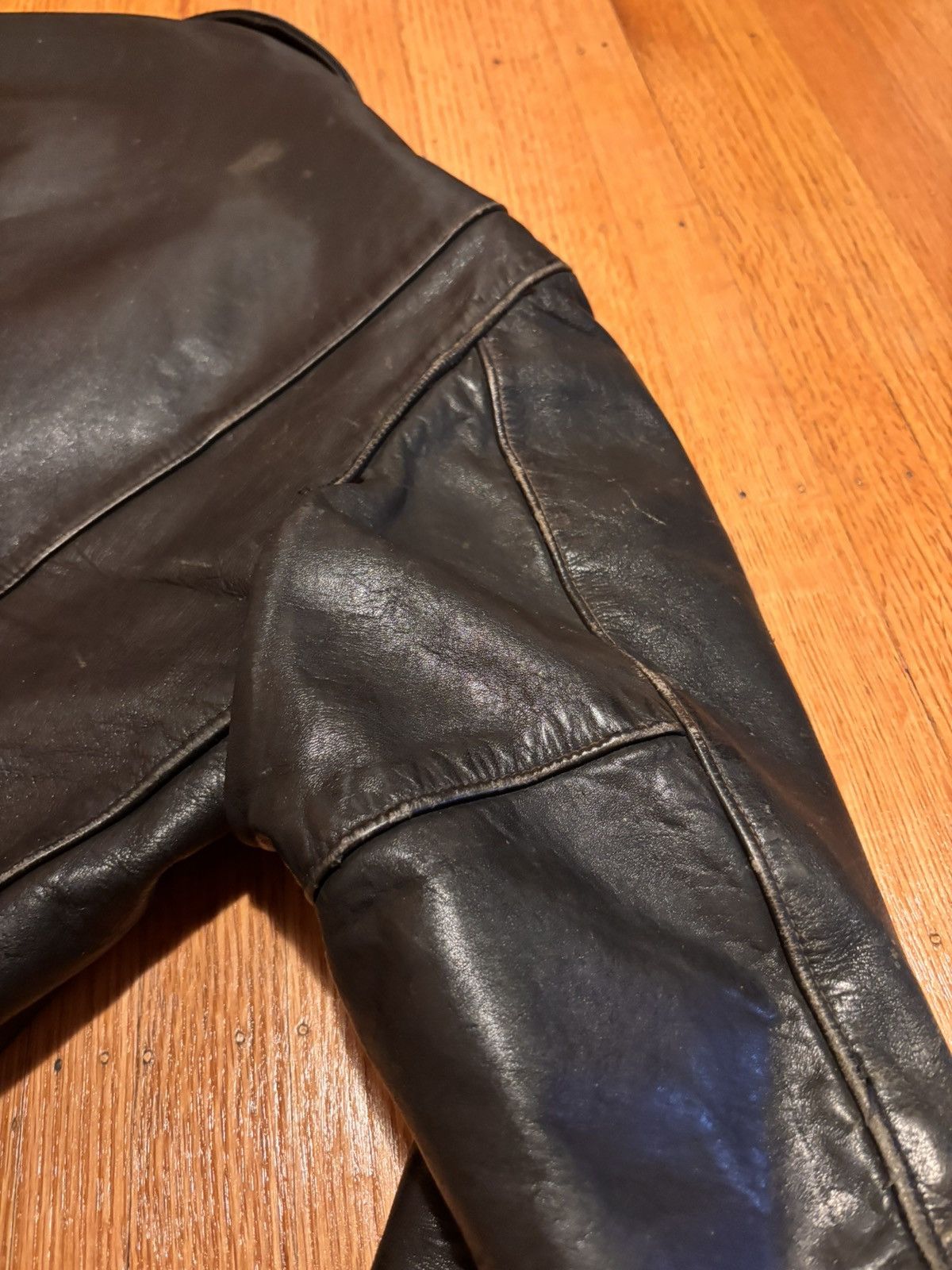Other Vintage Mid-Late 60s Leather motorcycle Jacket Size US S / EU 44-46 / 1 - 12 Thumbnail