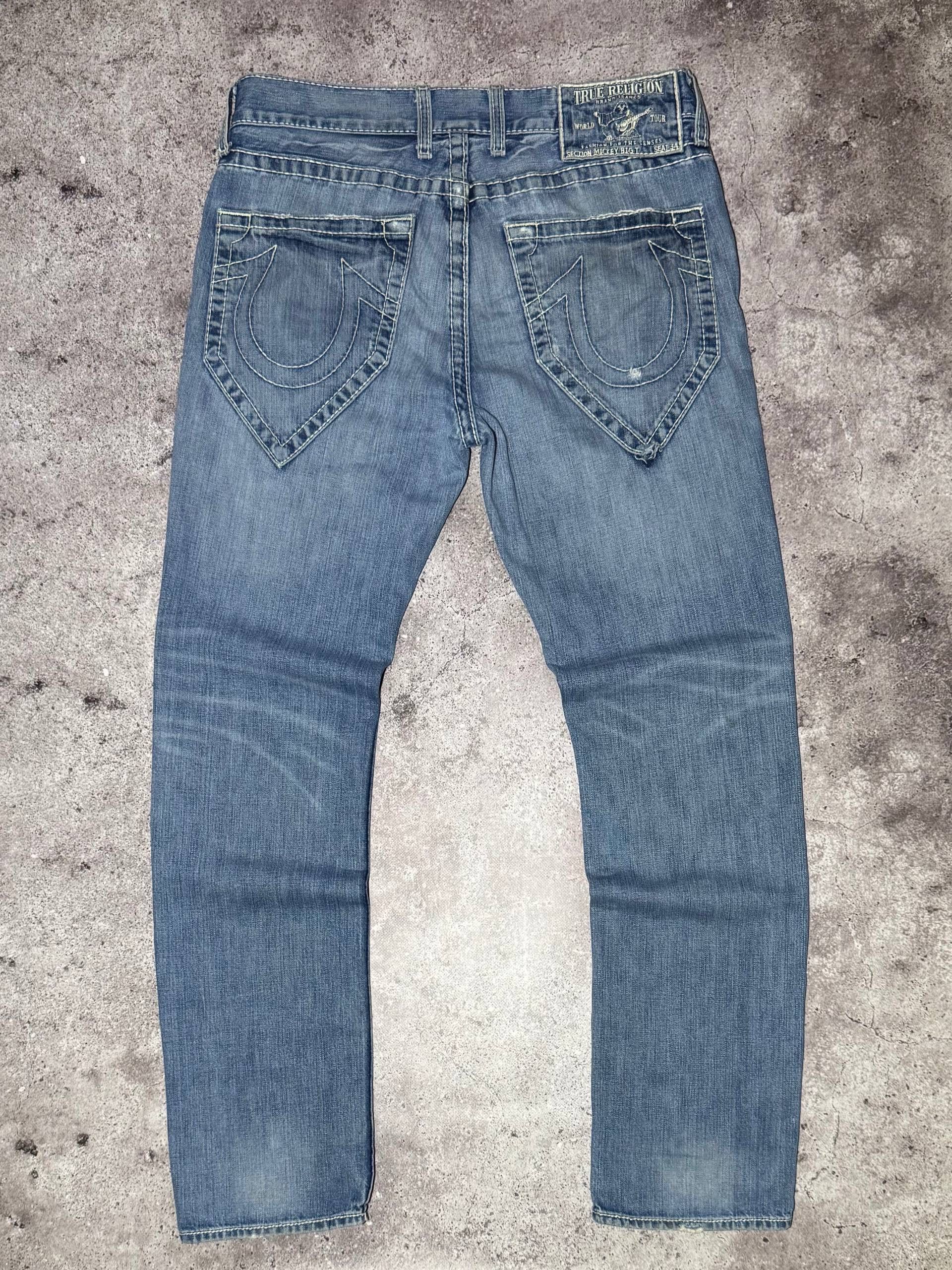 True Religion True Religion Vintage Blue Denim Streetwear Jeans Japanese Size US 34 / EU 50 - 1 Thumbnail