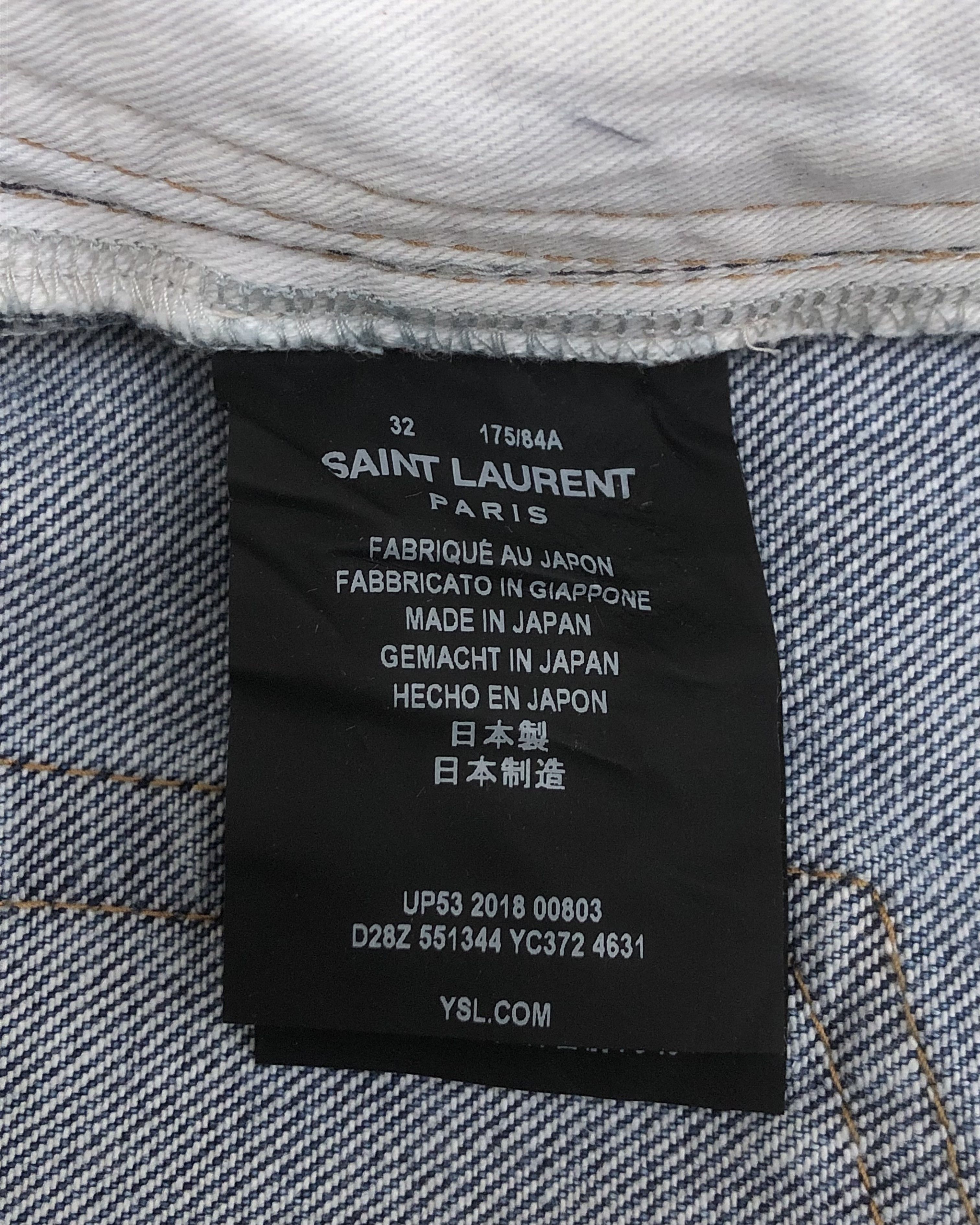 Saint Laurent Paris 2018 Saint Laurent Paris Crash Tapered Jeans Size US 32 / EU 48 - 11 Thumbnail