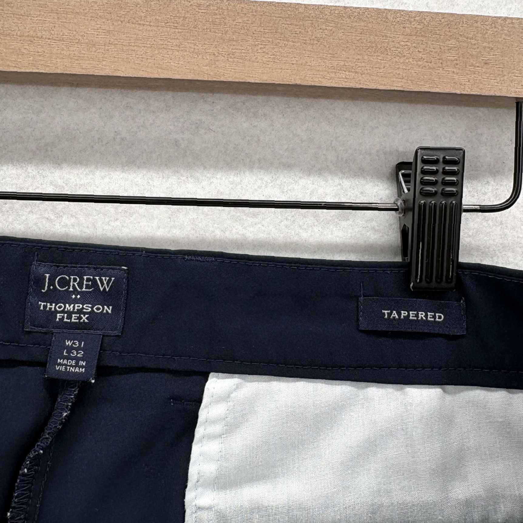 J.Crew J.Crew Thompson Tech Pants Blue 31x32 Slim Tapered Stretch Lightweight Golf Mens Size US 31 - 4 Thumbnail