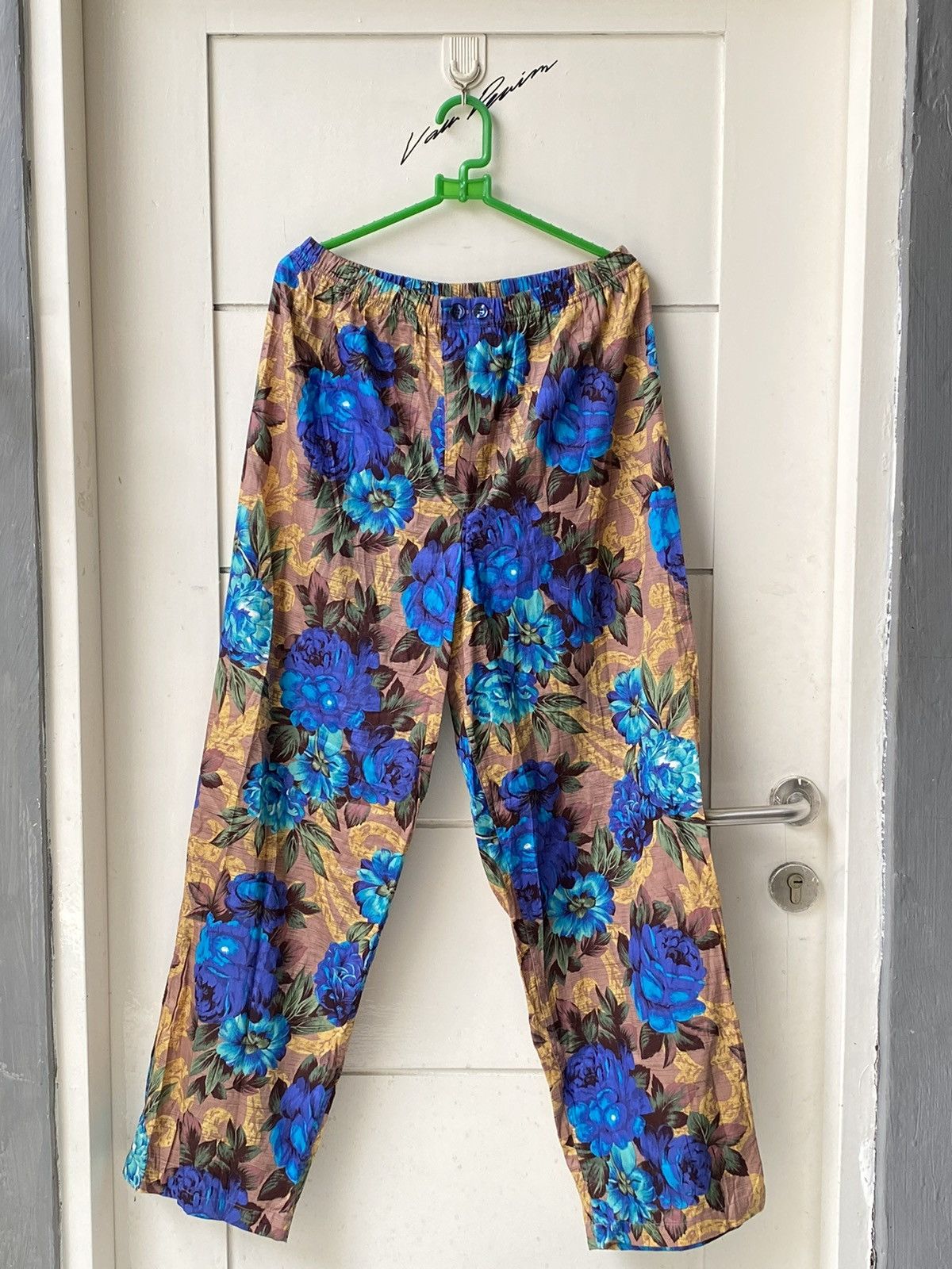 Kenzo KENZO PARIS Flowers Motive Pants Size US 27 - 1 Thumbnail