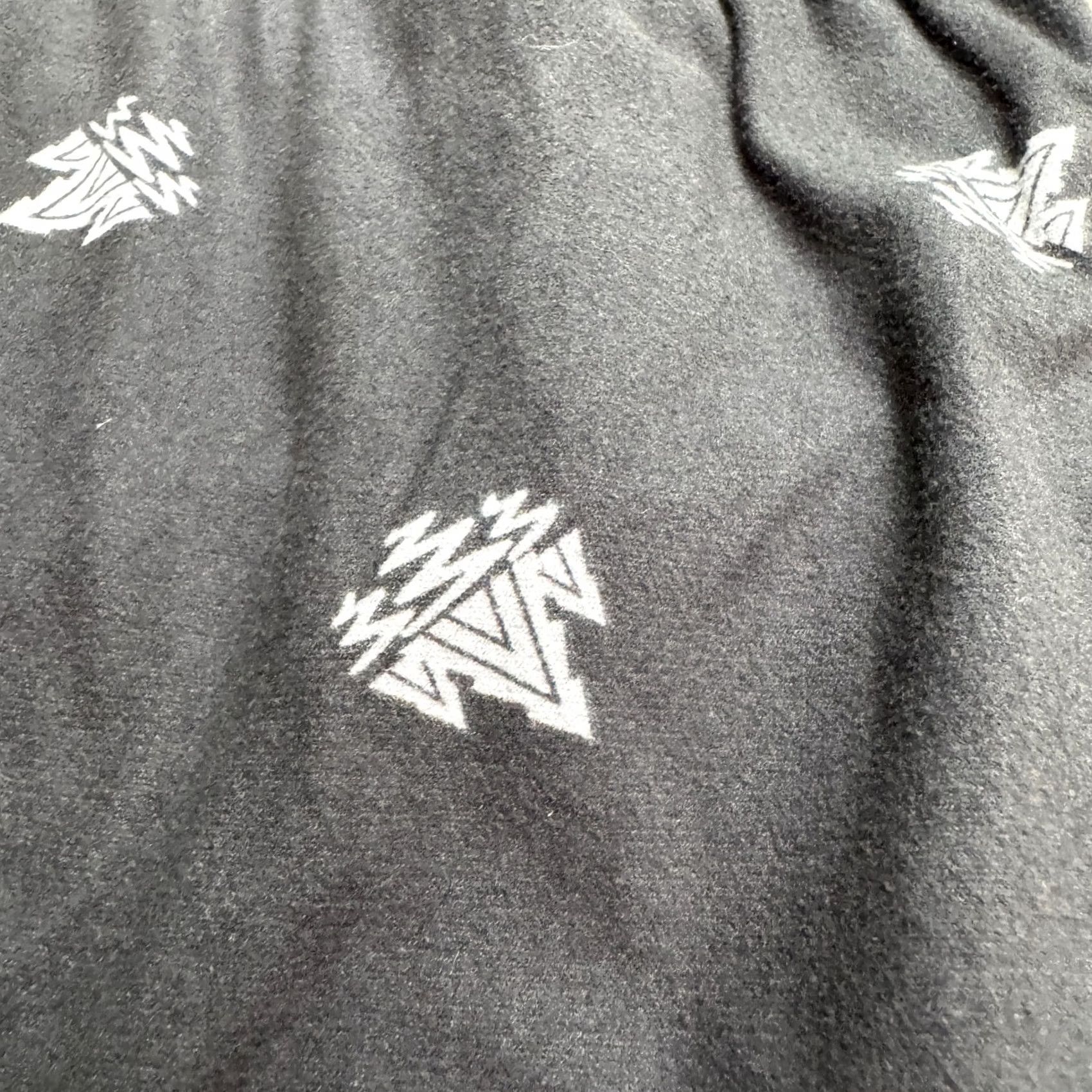 Vintage Rainforest Geometric All Over Print Pajama Pants Mens Medium Dark Gray Lounge Size US 31 - 5 Thumbnail