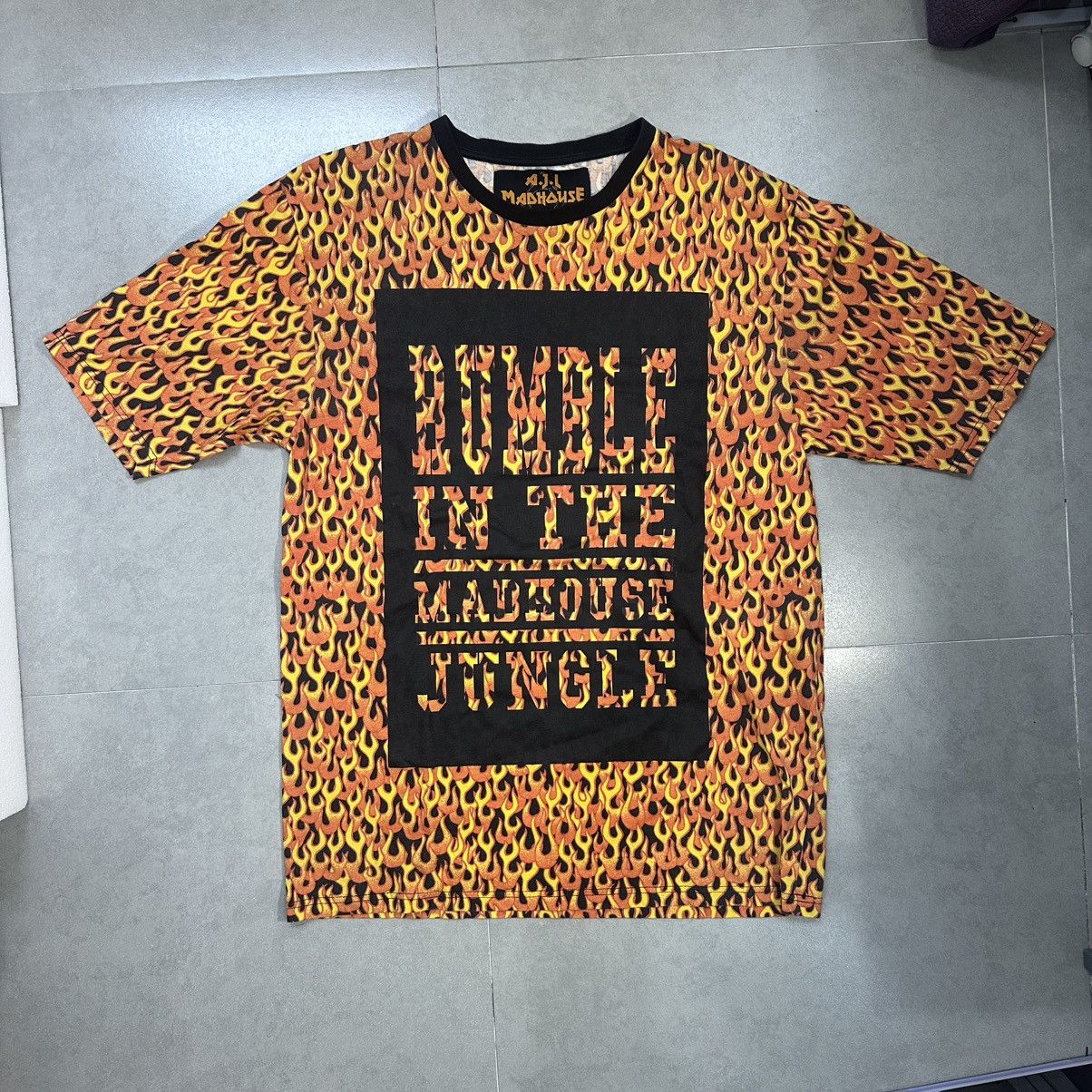 Asger Juel Larsen A.J.L Madhouse “Rumble in the Madhouse" Flame Print Set Size US 32 / EU 48 - 3 Thumbnail