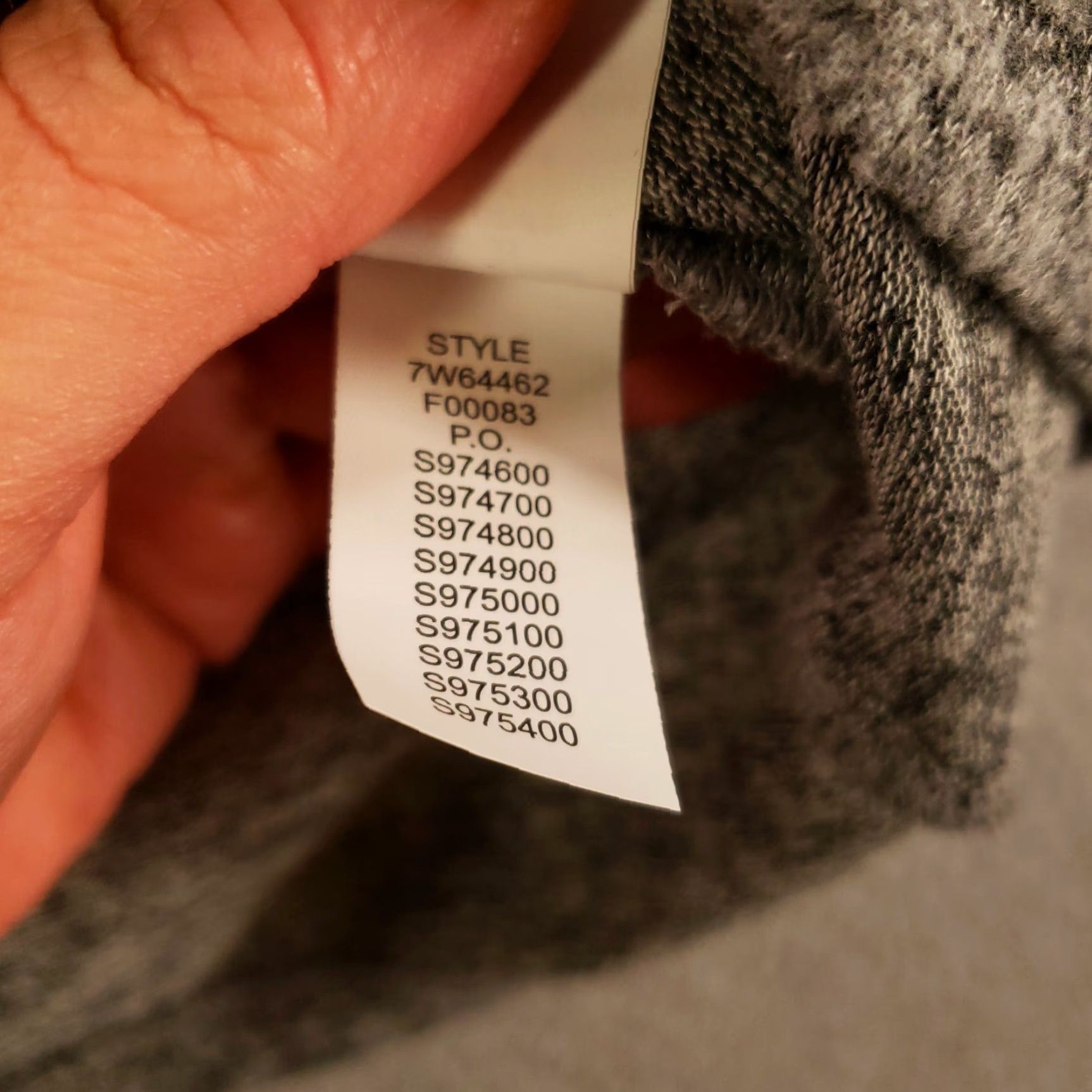 Lucky Brand New Lucky Brand Blouse Top Gray Heathered Flared Bell Flutter Sleeve NWT Size Small Womens Size S / US 4 / IT 40 - 5 Thumbnail