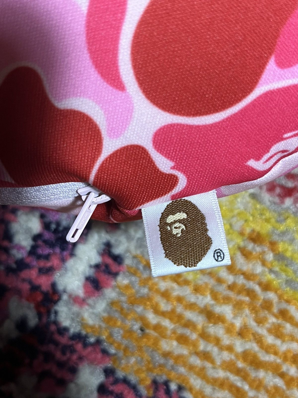 Bape Bape Pink Camo 2-Way Neck Pillow Size ONE SIZE - 4 Thumbnail