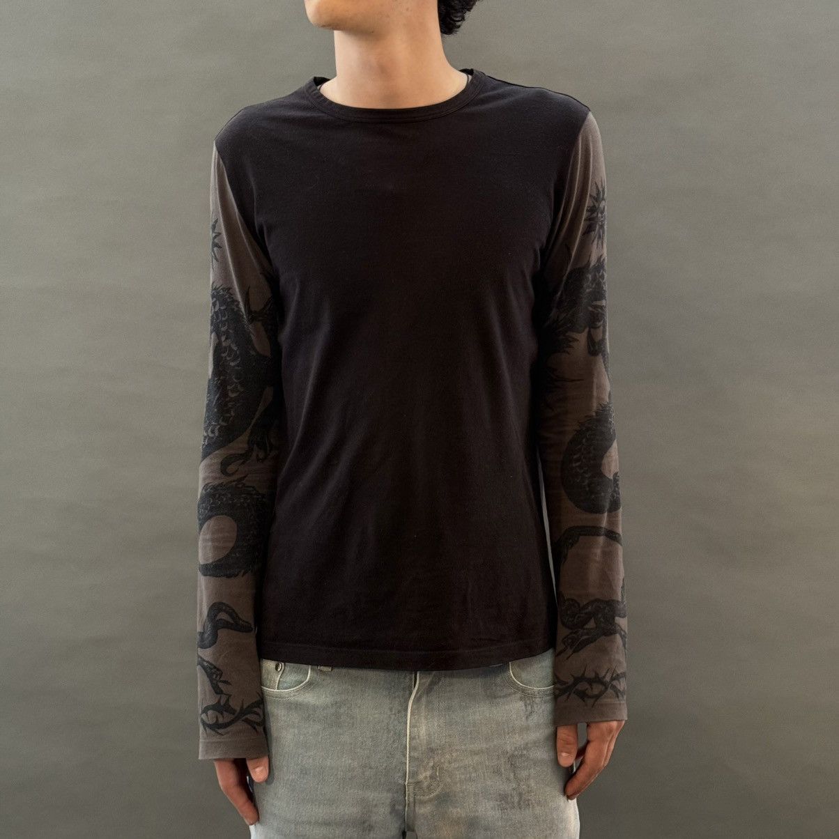 Jean Paul Gaultier SS96 Jean Paul Gaultier Dragon Tattoo Long Sleeve Size US M / EU 48-50 / 2 - 1 Thumbnail