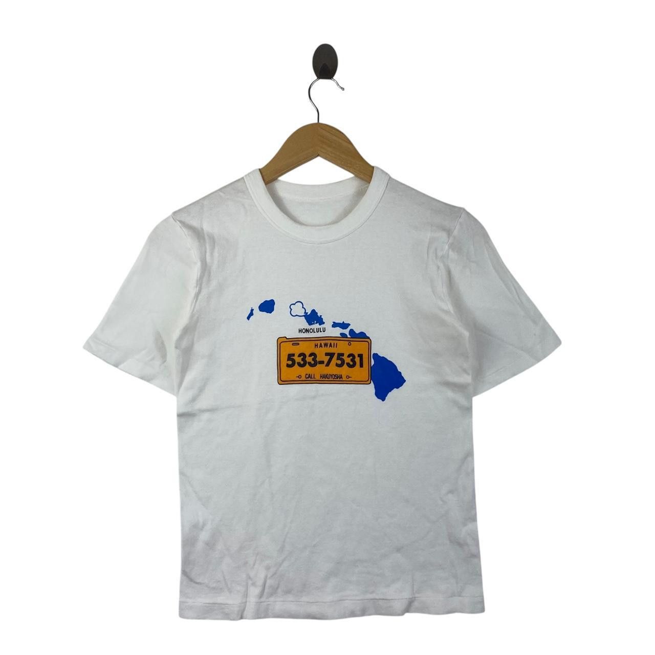 Vintage Vintage 80’ HAWAII HONOLULU HAKUYOSHA Call Promo Tee Shirt Size XS / US 0-2 / IT 36-38 - 1 Thumbnail