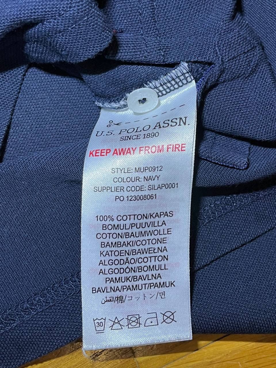 U.S. Polo Assn. U.S. Polo Assn. basic logo navy polo tee Size US L / EU 52-54 / 3 - 6 Thumbnail