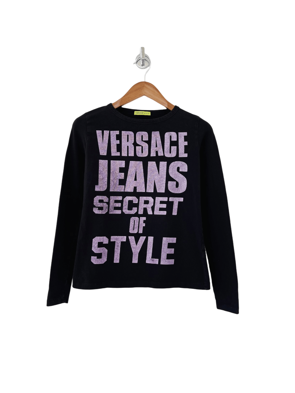 image of Versace Jeans Couture Longsleeve M in Black, Women's (Size Medium)