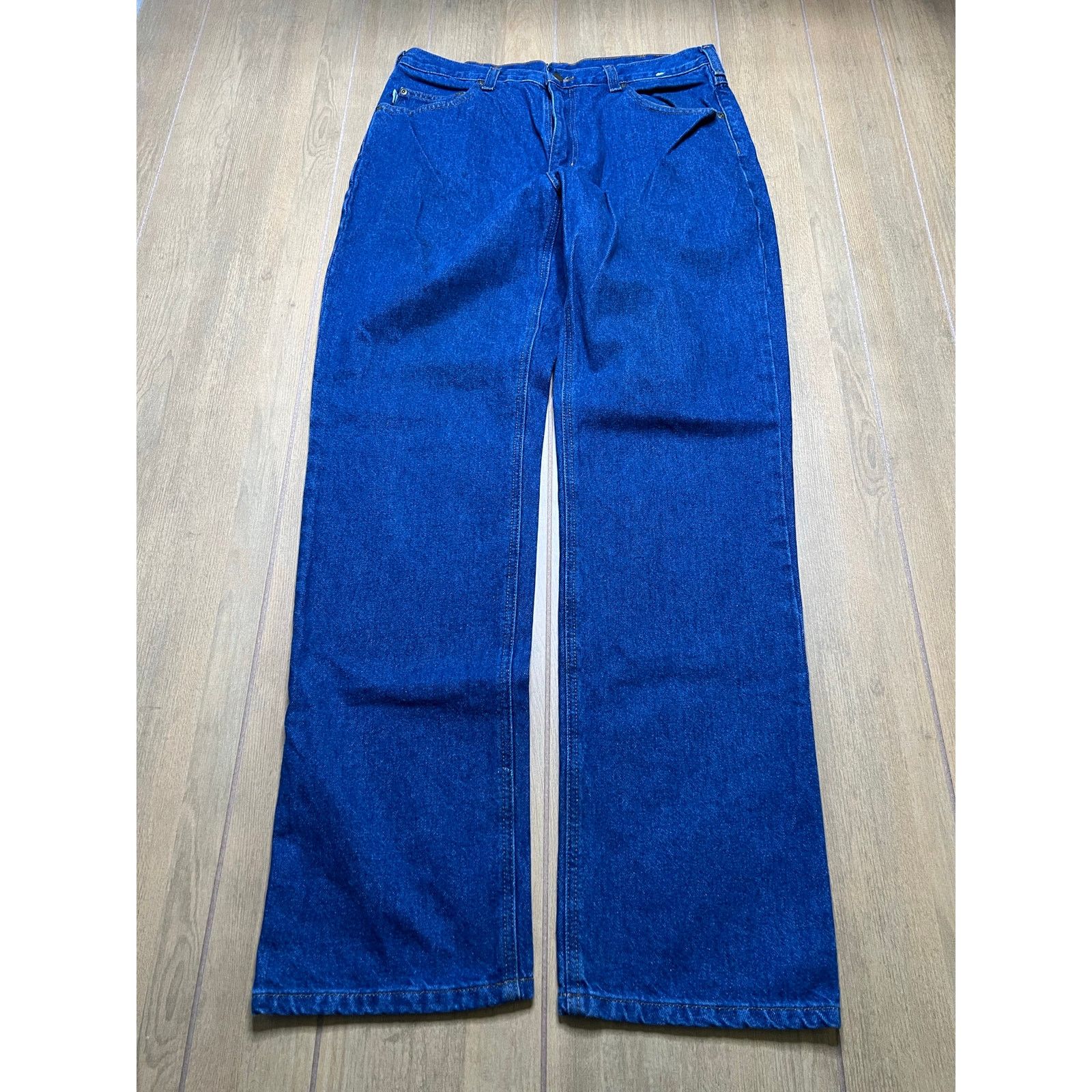 Carhartt Carhartt Jeans Mens 34x34 Blue Denim Utility Work Pants Y2K Size US 34 / EU 50 - 2 Thumbnail