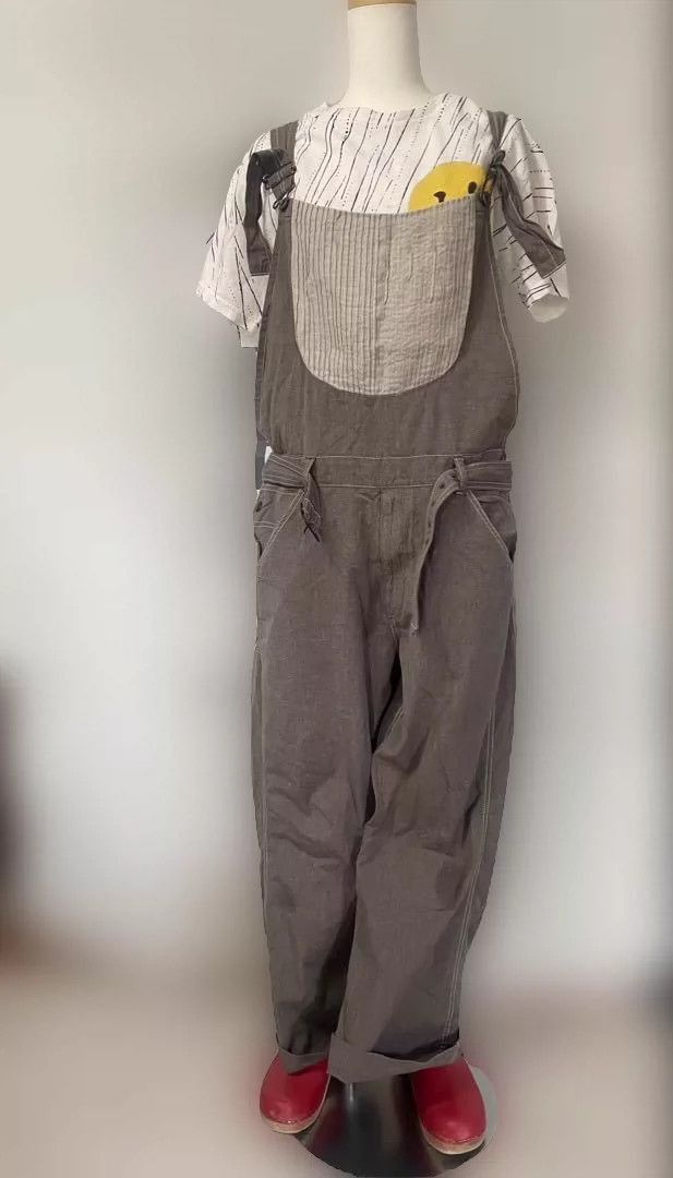Vintage Style Overalls in Antique Fabric-2506