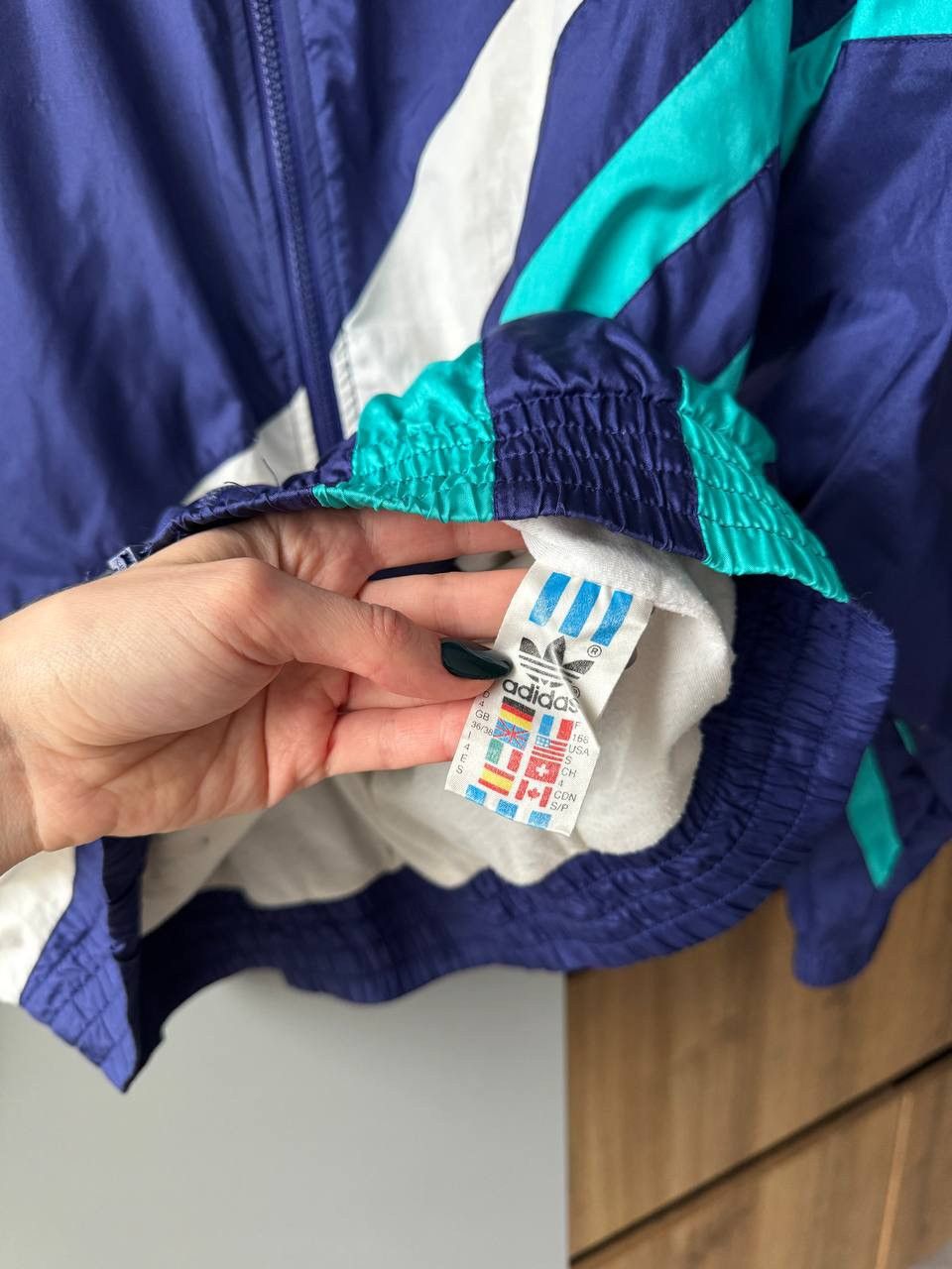 Adidas Vintage 90’s Adidas Track Suit Set Nylon Shell Retro Size US L / EU 52-54 / 3 - 5 Thumbnail