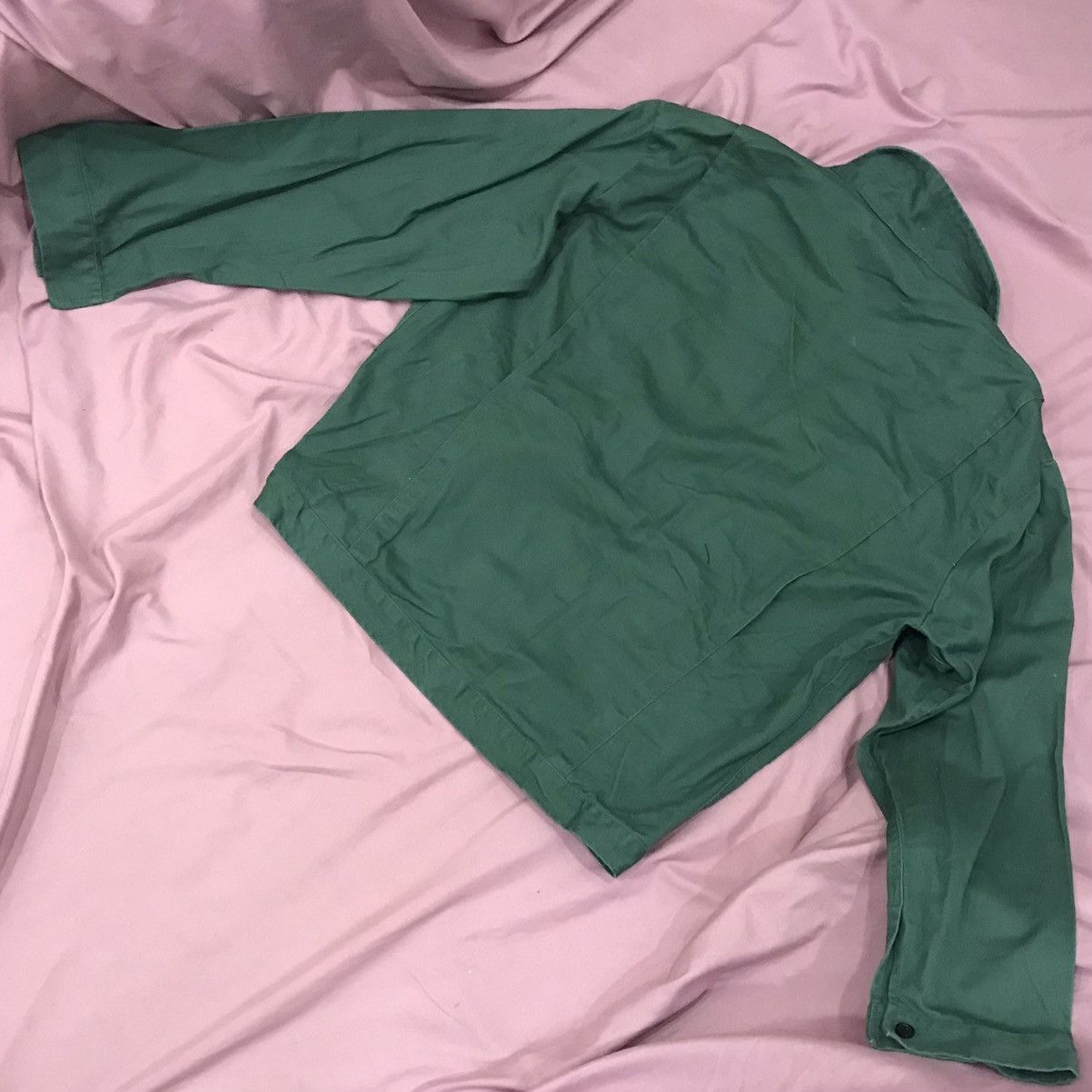 Other GREEN CANVAS CHORE JACKET, 4 outer pockets and one inner Size US M / EU 48-50 / 2 - 7 Thumbnail