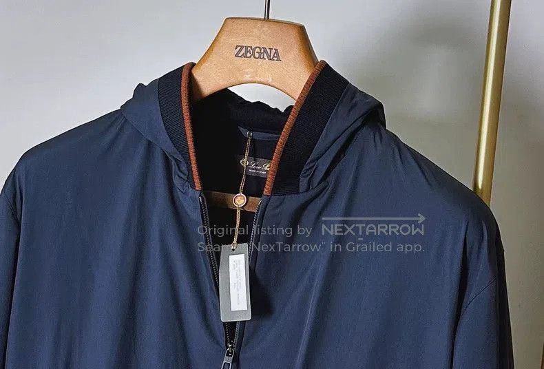 Loro Piana Loro Piana Bomber Jacket with Cashmere Lining. Size US XXL / EU 58 / 5 - 2 Thumbnail