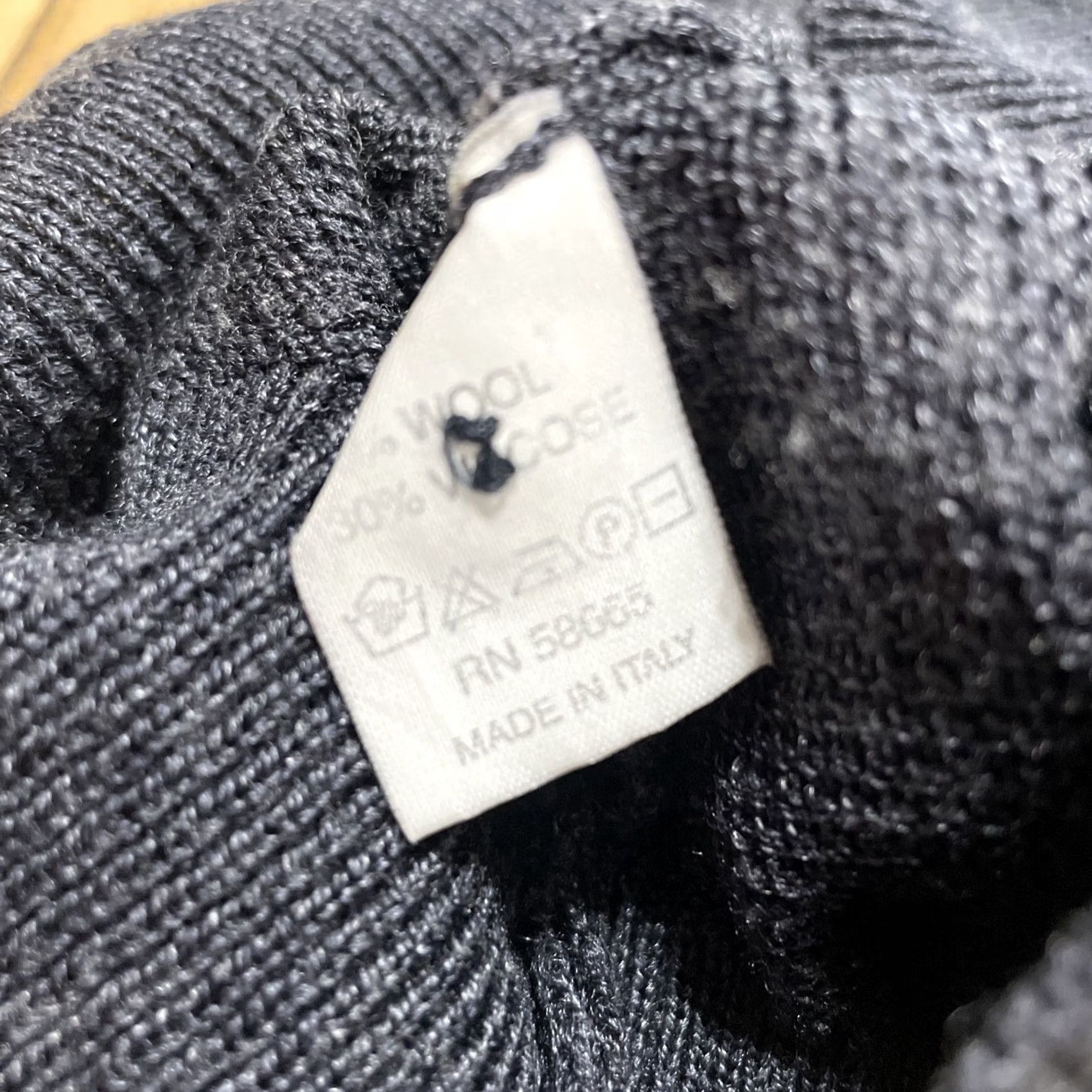 Vintage VINTAGE RENZO Wool Grandpa Knit Sweater Men XL Blue Pique Knit Thermal Preppy Hole Ireland Size US XL / EU 56 / 4 - 7 Thumbnail