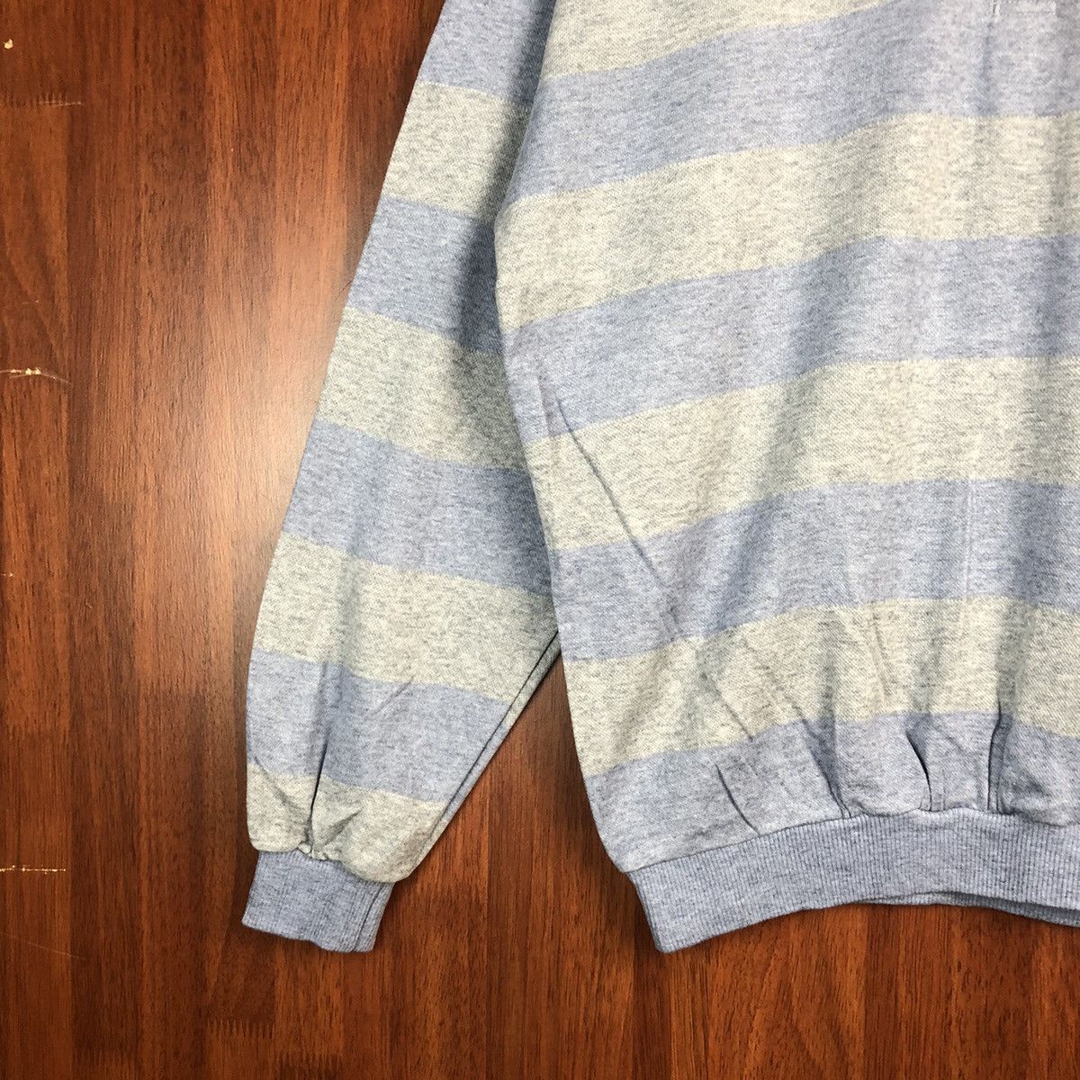 Vintage Doruman Club Blue Stripe vintage Sweatshirt #7545 Size US M / EU 48-50 / 2 - 4 Thumbnail