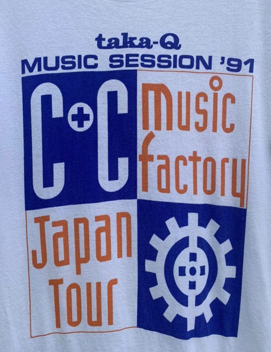 Hanes × Vintage 1991 C+C Music Factory Japan Tour Hip Hop Band Size US L / EU 52-54 / 3 - 3 Thumbnail