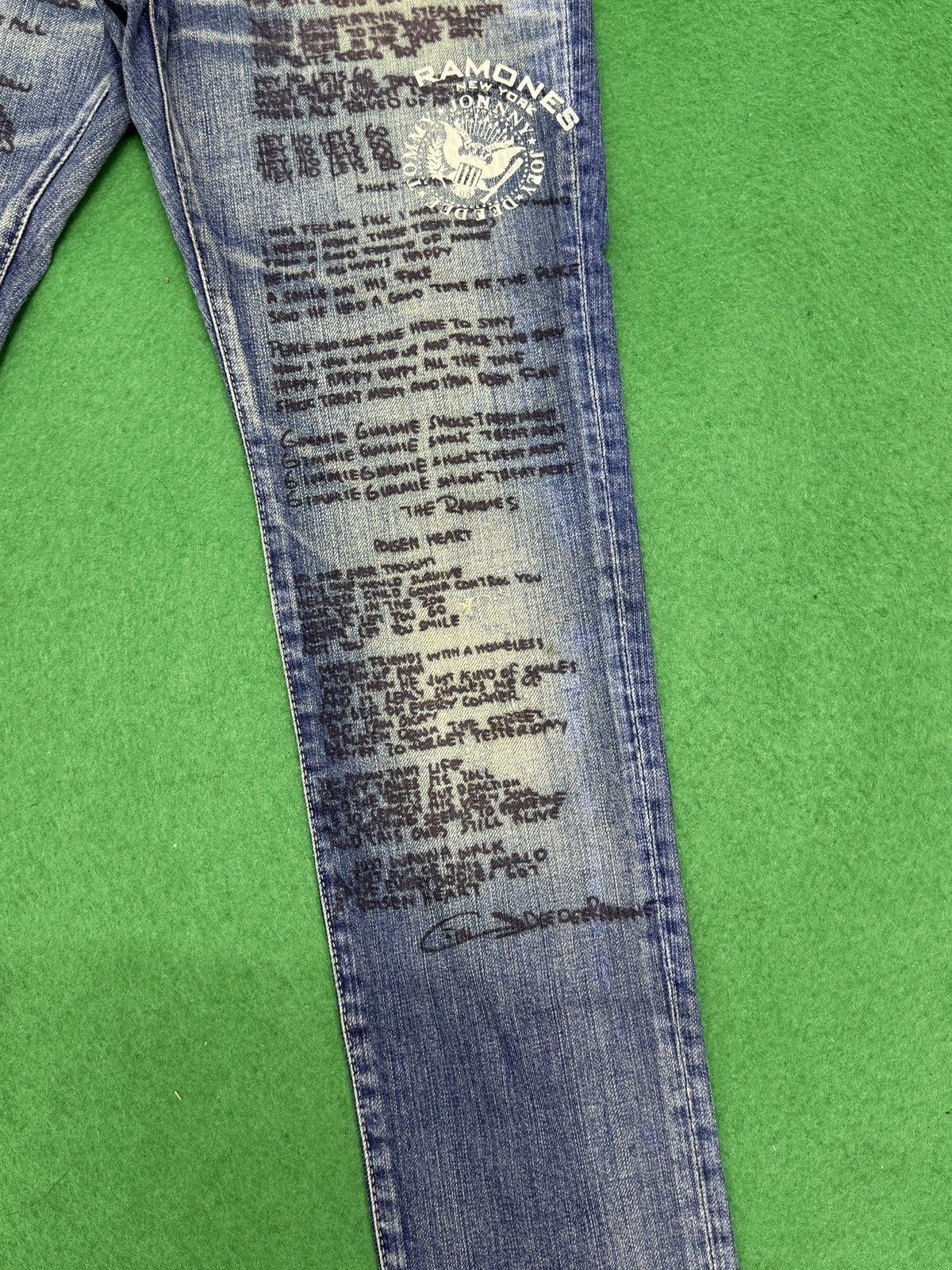 Hysteric Glamour A19 HYSTERIC GLAMOUR RAMONES Size US 29 - 5 Thumbnail