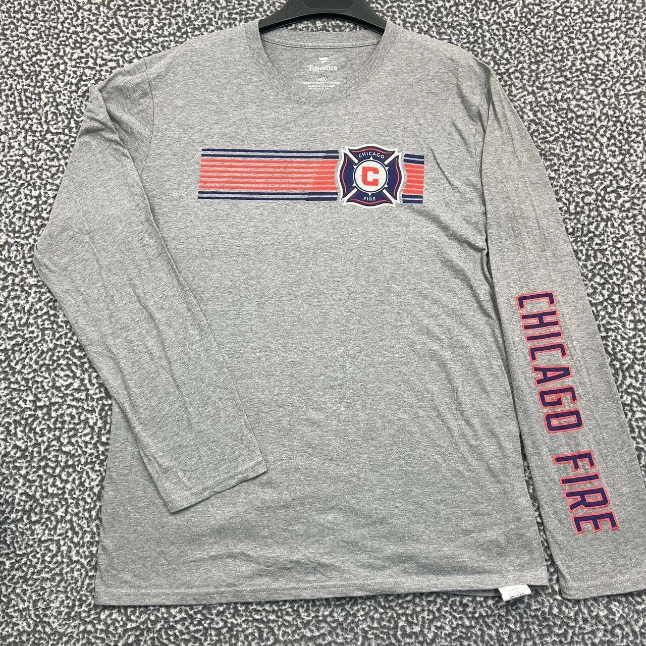 Other Chicago Fire Shirt Men Fanatics Long Sleeve Crew Neck New L Size US L / EU 52-54 / 3 - 1 Thumbnail