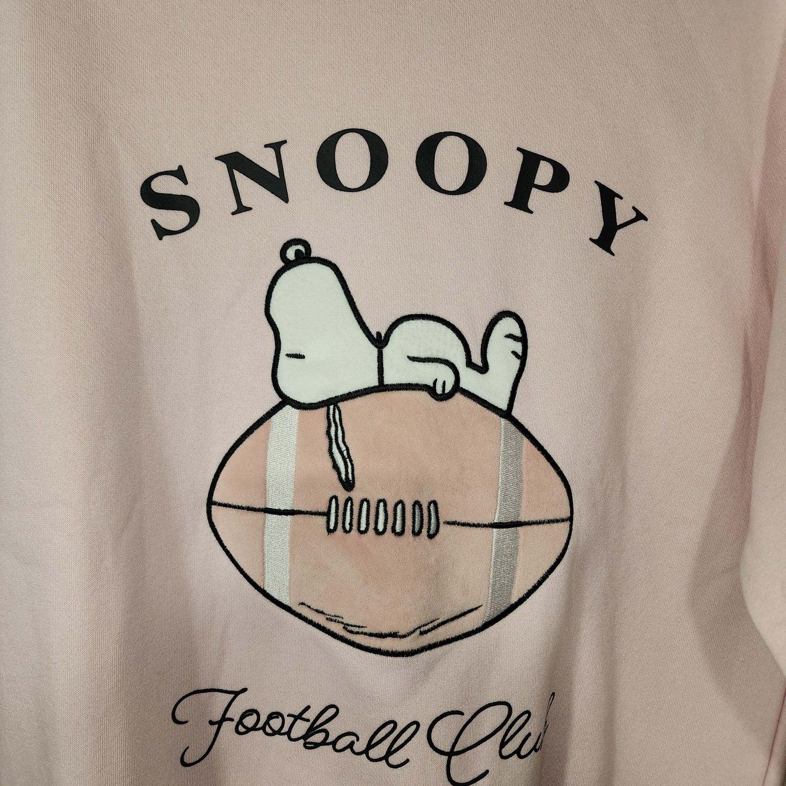 Peanuts Snoopy laying on Football Sweatshirt women's XS Size XS / US 0-2 / IT 36-38 - 2 Thumbnail