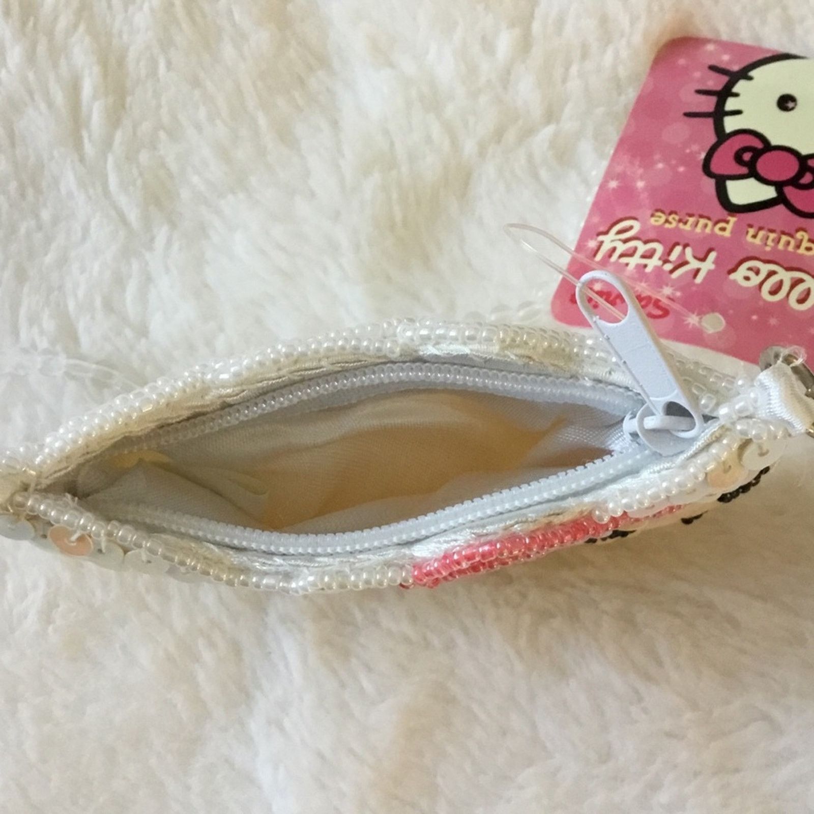 Other Vintage Sanrio 1976-2003 Hello Kitty Bead Sequin Coin Purse Size ONE SIZE - 8 Thumbnail