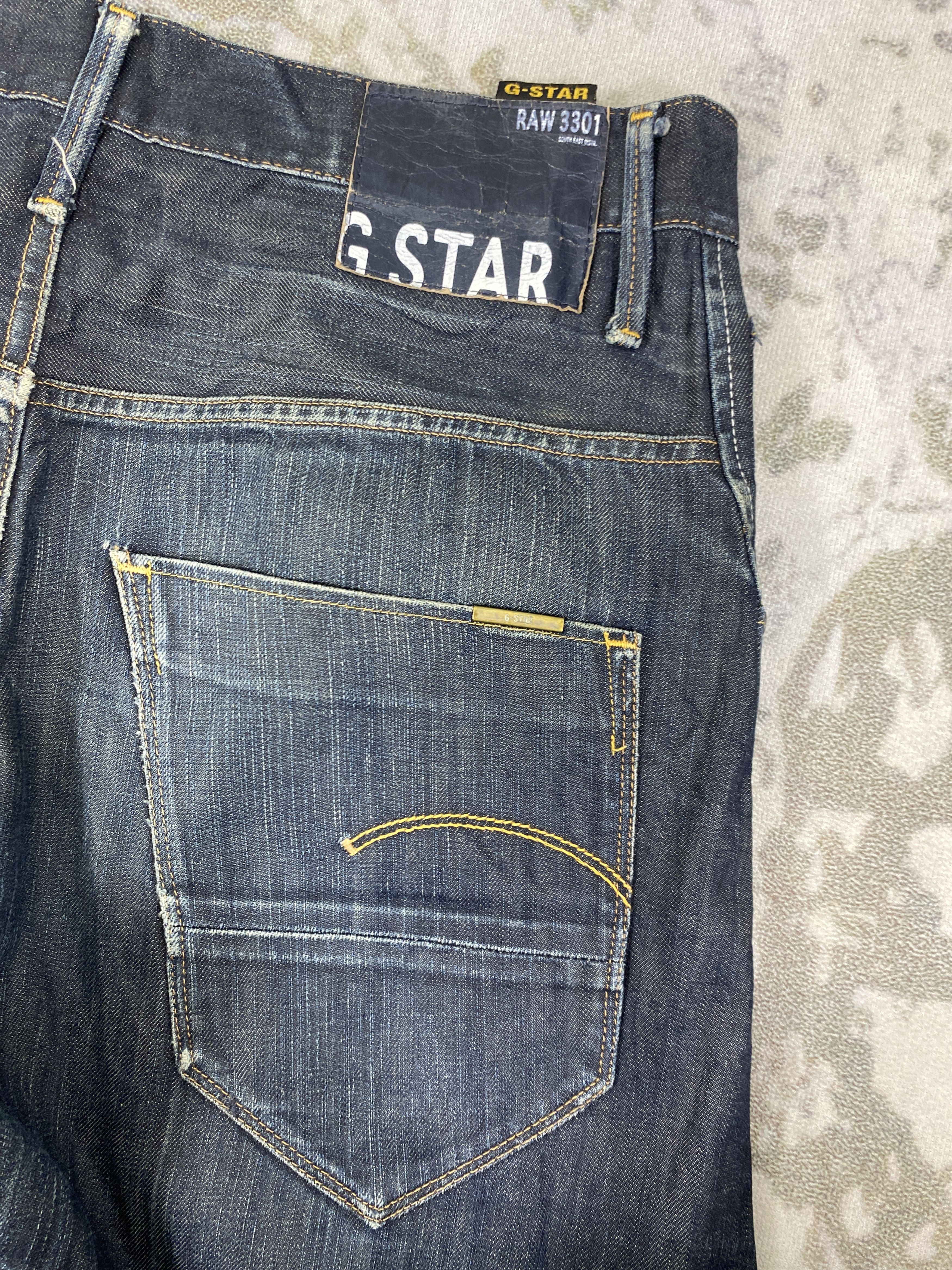 Hysteric Glamour Blue Vintage G-Star Jeans 34x28 - JN3060 Size US 34 / EU 50 - 17 Thumbnail