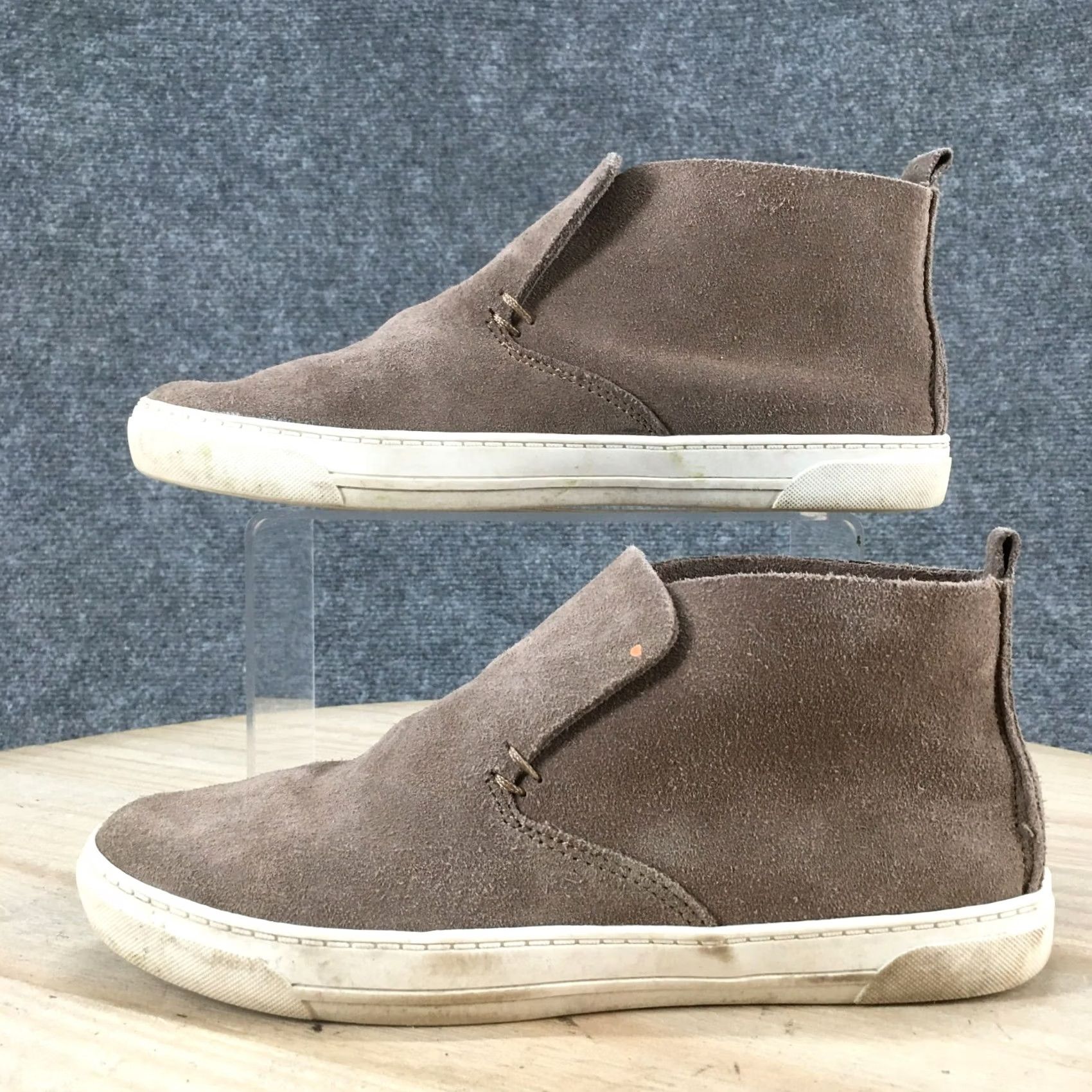 Dolce Vita DV Dolce Vita Boots Womens 6.5 Ankle Booties Brown Leather Pull On Almond Toe Size US 7 / IT 37 - 2 Thumbnail