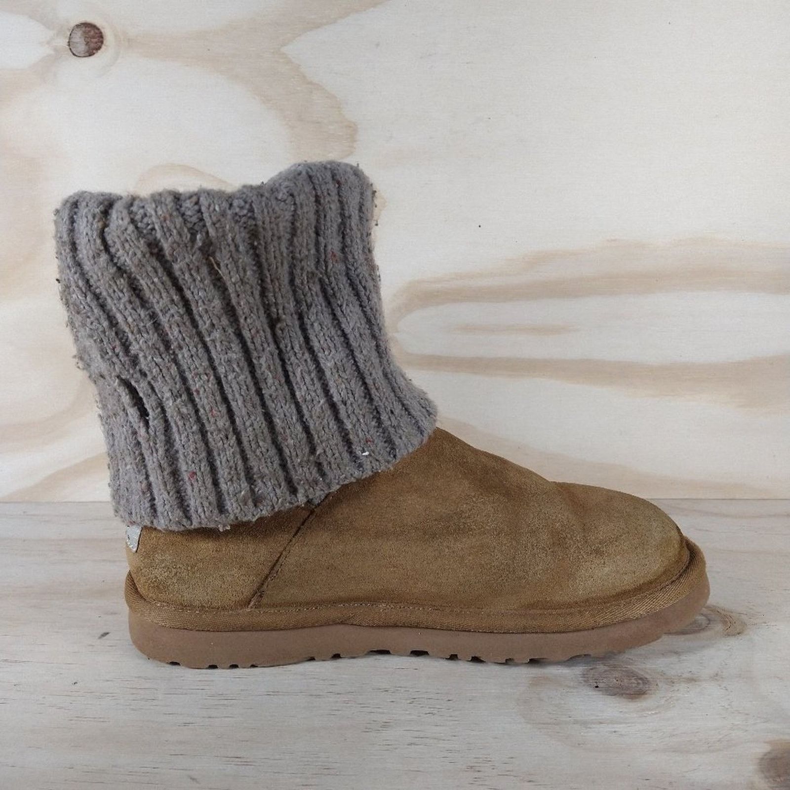 Ugg UGG Australia - ''Cambridge'' - Boots - Brown/Gray Women's 7 Size US 7 / IT 37 - 6 Thumbnail