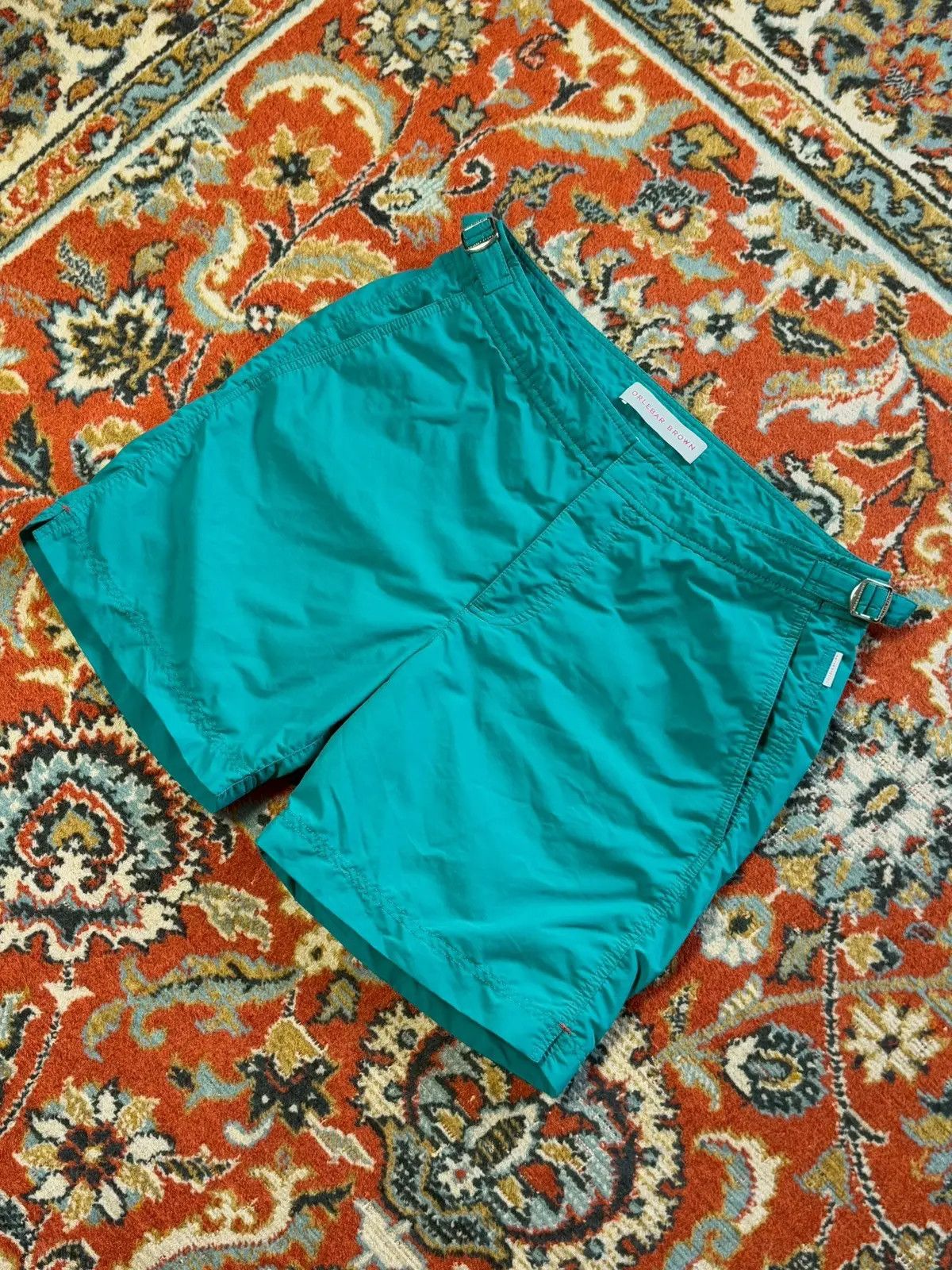 Orlebar Brown Orlebar Brown Turquoise Swim Shorts Trunks Size US 30 / EU 46 - 3 Thumbnail