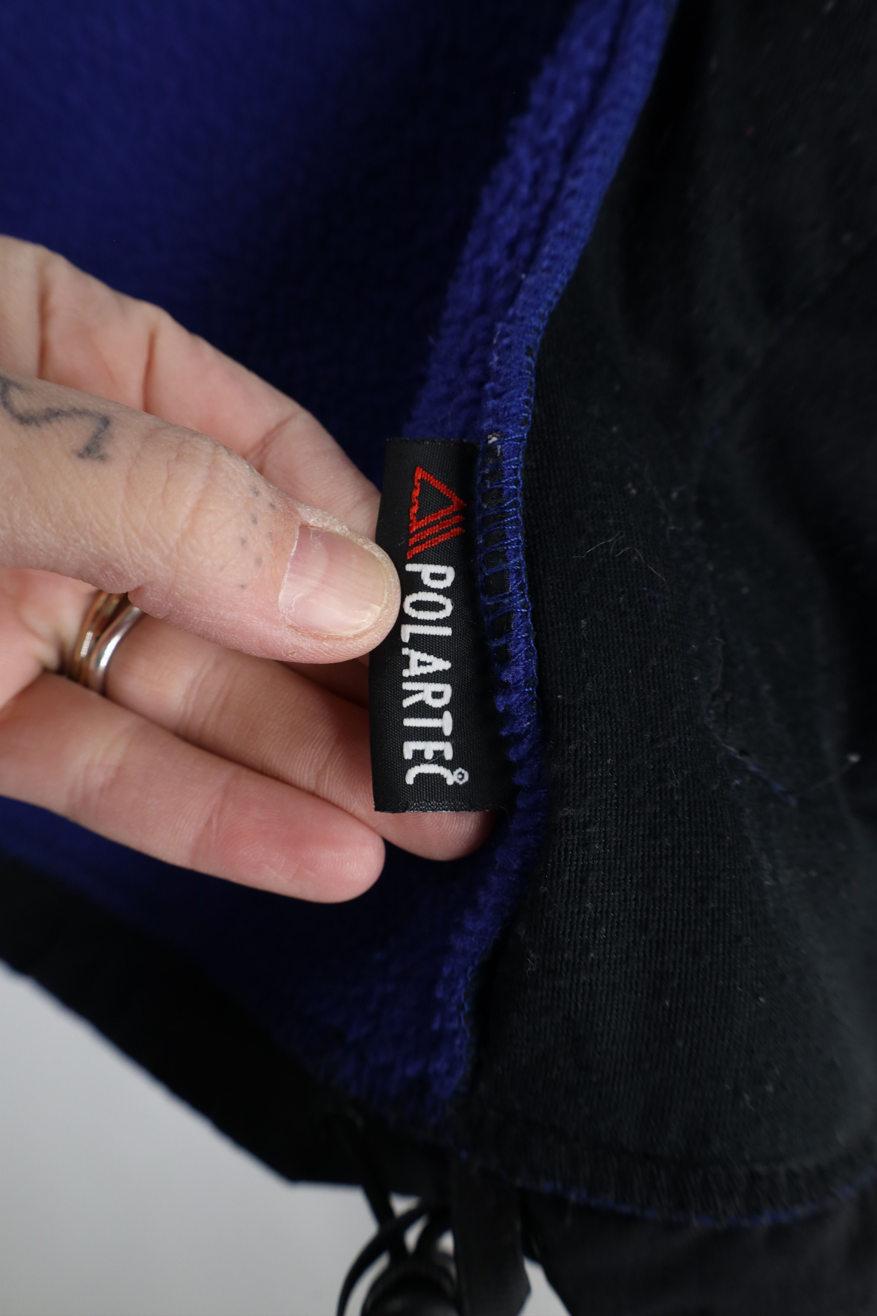 The North Face × Vintage Vintage 90s The North Face Full Zip Fleece Vest Jacket Size L / US 10 / IT 46 - 10 Thumbnail