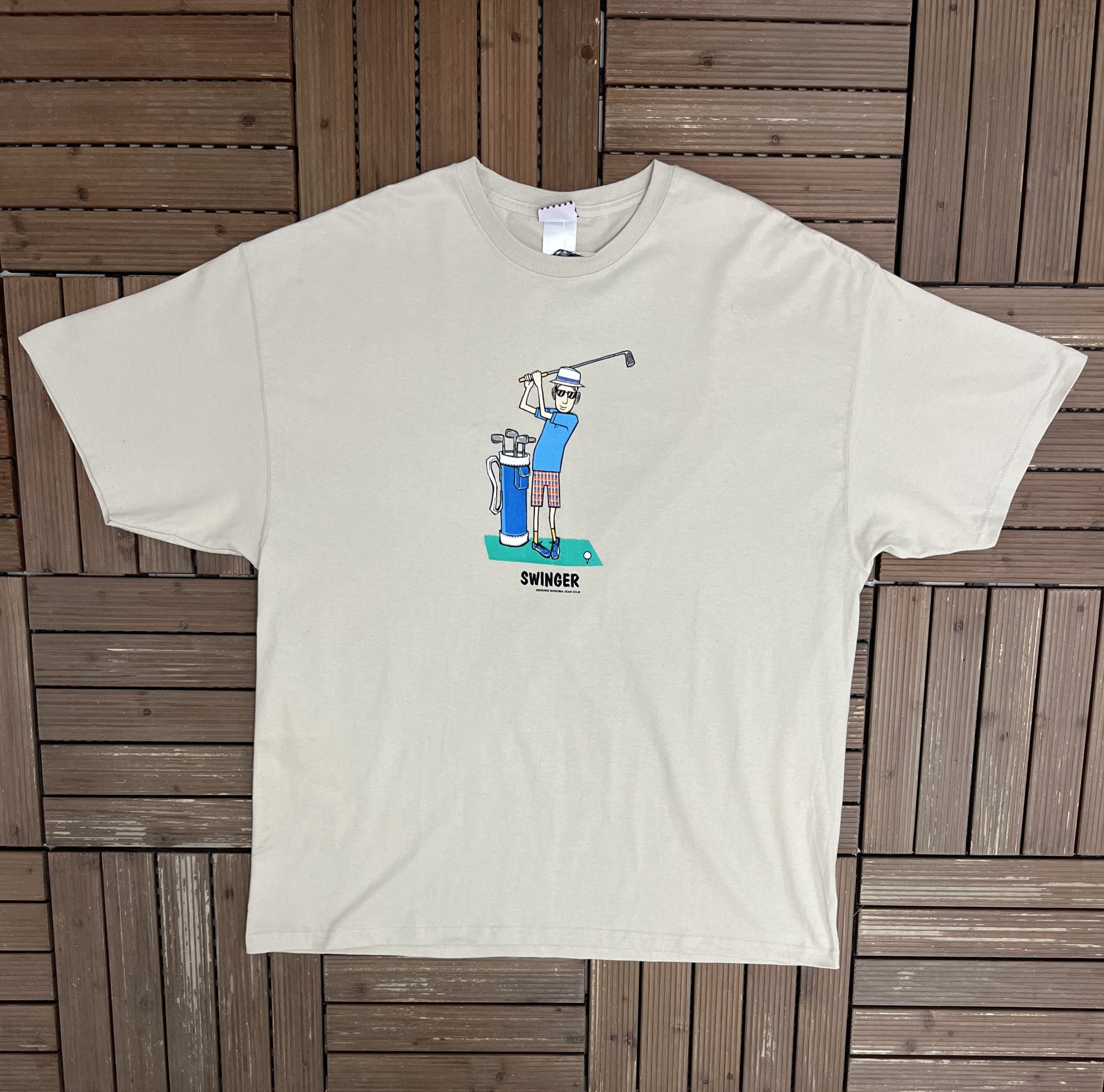 Sonoma × Vintage Genuine Sanoma Golf Swinger Vintage T-Shirt Tee Size US XXL / EU 58 / 5 - 1 Thumbnail