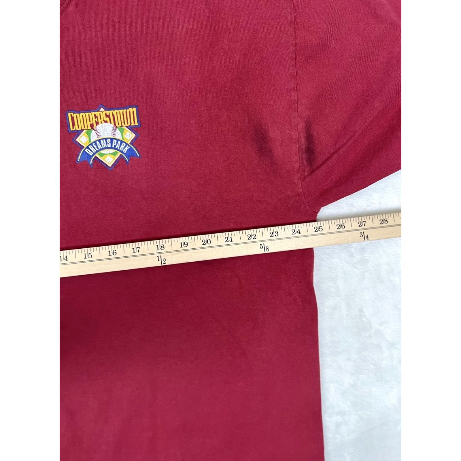 Vintage Cooperstown Dreams Park Championship T-Shirt Mens 2XL Red Baseball 2013 Size US XXL / EU 58 / 5 - 7 Thumbnail
