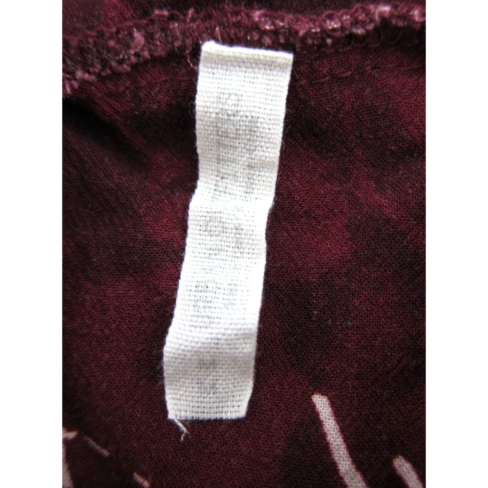 Urban Outfitters Urban Outfitters Dress Tank Sun Slip Floral Short M Women Red Linen Rayon Maroon White Floral Pattern UC Size 32" / US 10 / IT 46 - 3 Thumbnail
