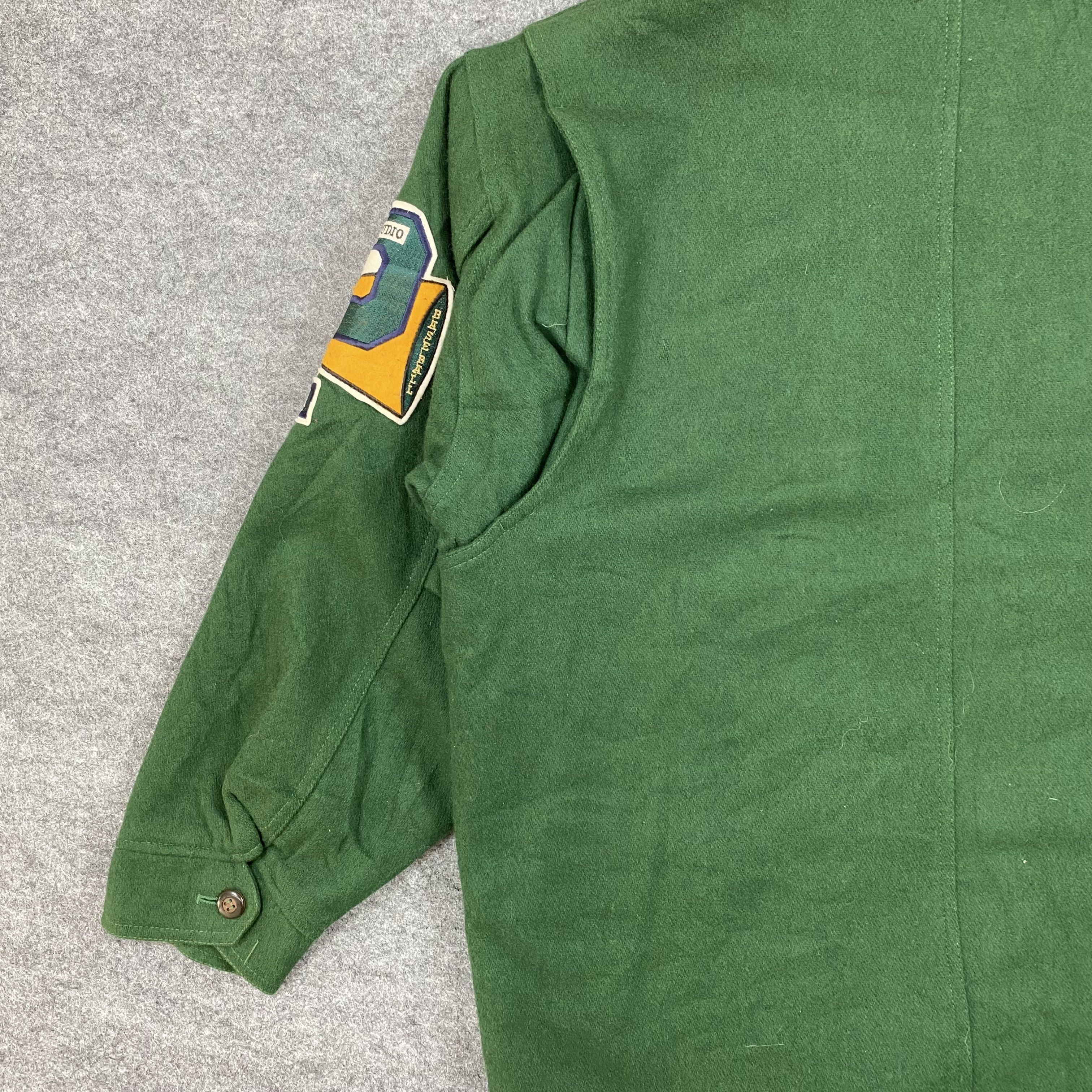 Japanese Brand VINTAGE 90s Pract Studio Wool Varsity Jacket-J553 Size US L / EU 52-54 / 3 - 8 Thumbnail
