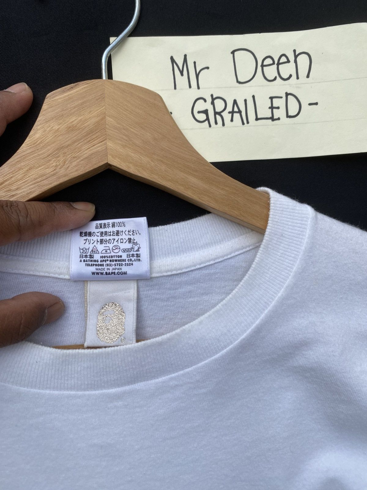 Bape Rare 06s Bathing Ape Baby Milo A to Z Tshirt Size US L / EU 52-54 / 3 - 12 Thumbnail