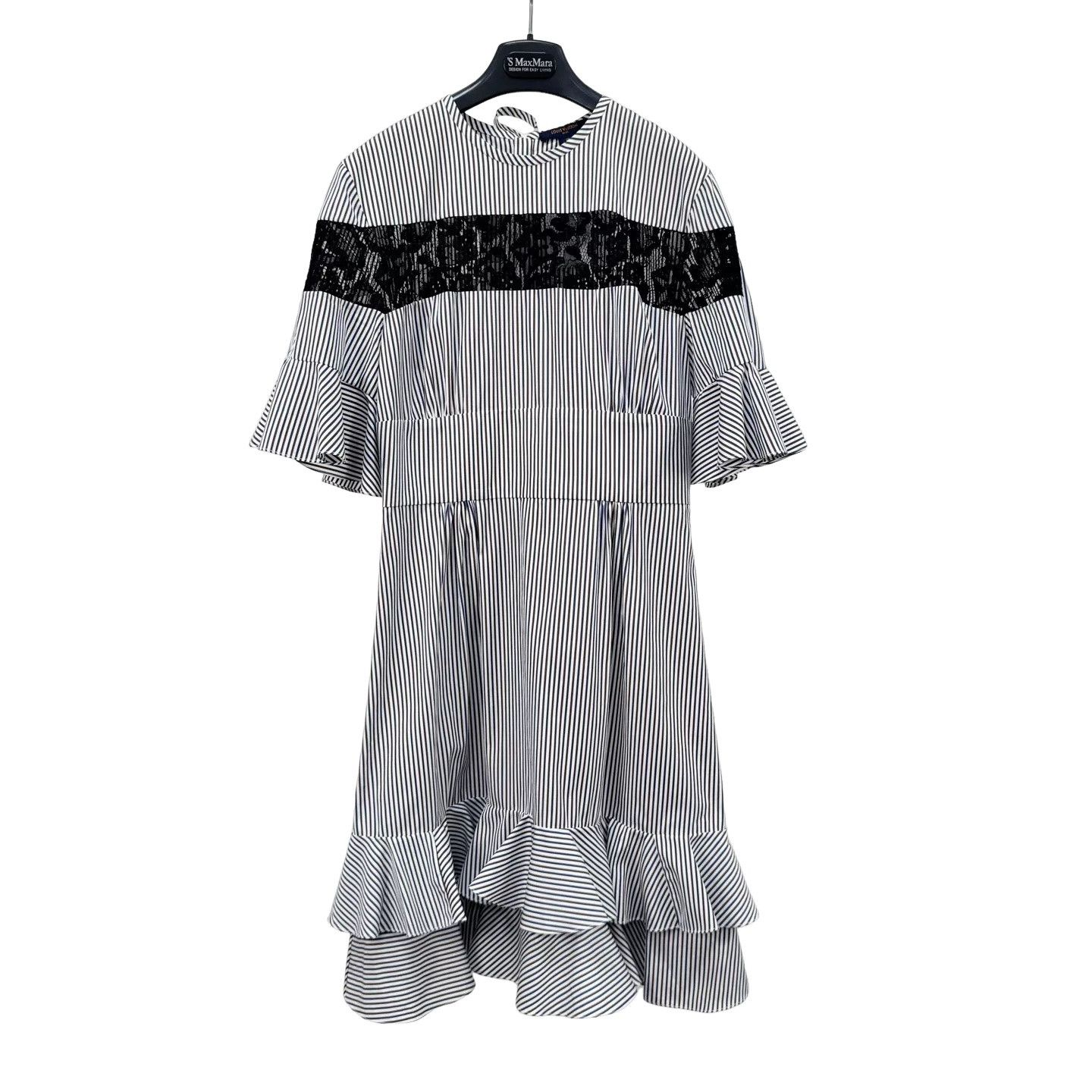 Louis Vuitton Louis Vuitton Striped Lace Panel Dress Size 40 Size M / US 6-8 / IT 42-44 - 1 Thumbnail