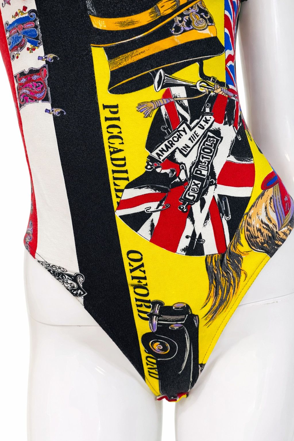 Versace Jeans Couture Gianni Versace Couture Bodysuit Body London Sex Pistols Top Size M / US 6-8 / IT 42-44 - 8 Thumbnail
