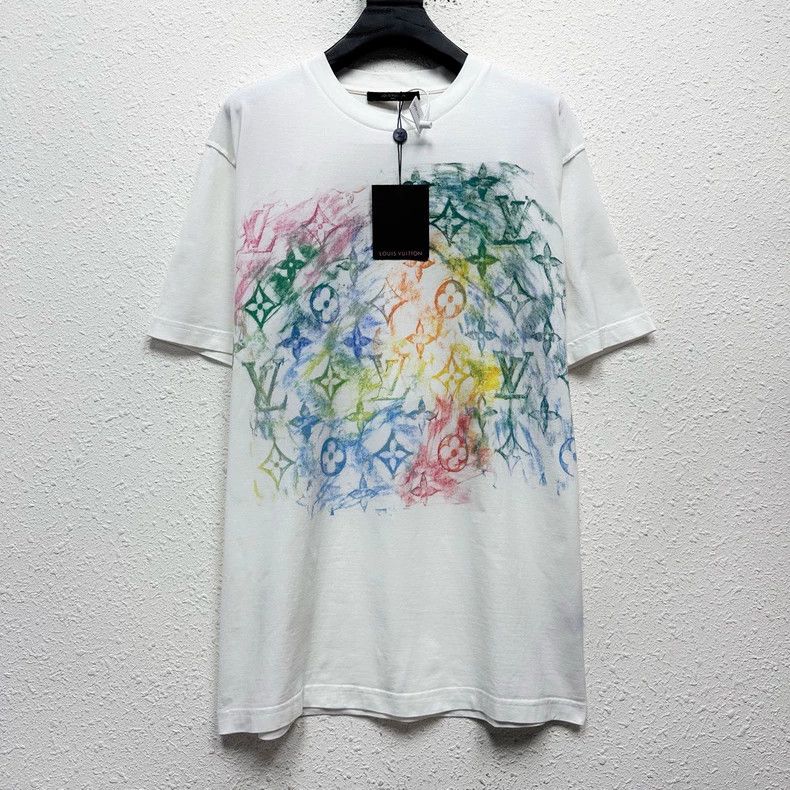 Louis Vuitton Louis Vuitton Crayon scribbling presbyopic LOGO short sleev Size US L / EU 52-54 / 3 - 1 Thumbnail
