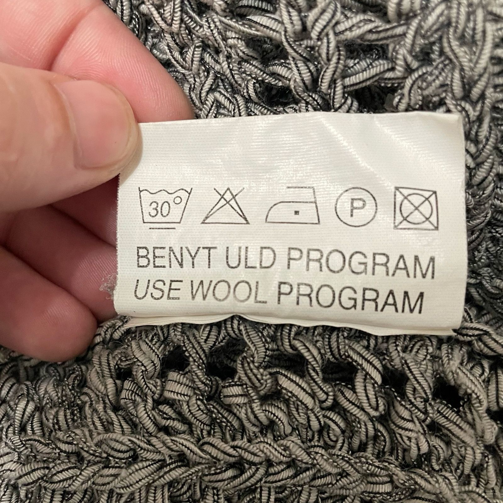 Other Skovhuus Knit Pullover Sweater Openwork Details Gray Medium Size M / US 6-8 / IT 42-44 - 7 Thumbnail
