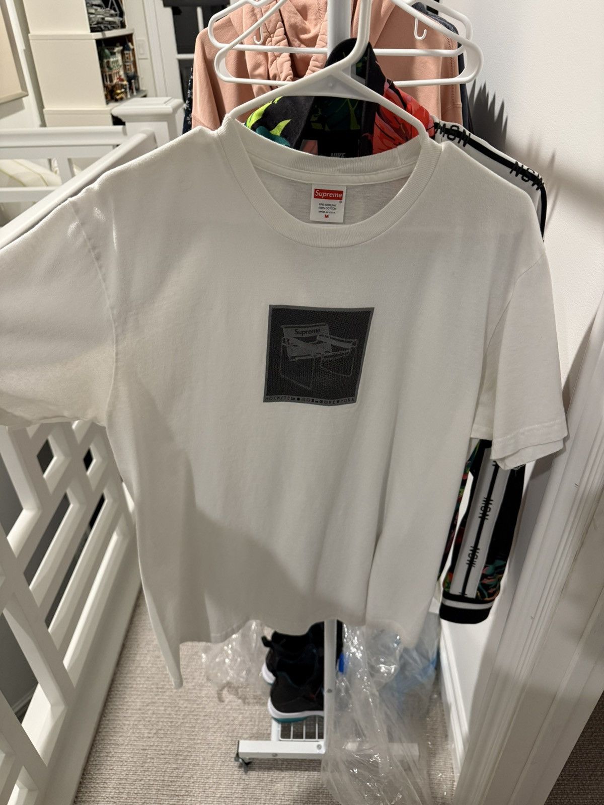 Supreme Supreme chair tee white medium Size US M / EU 48-50 / 2 - 1 Thumbnail