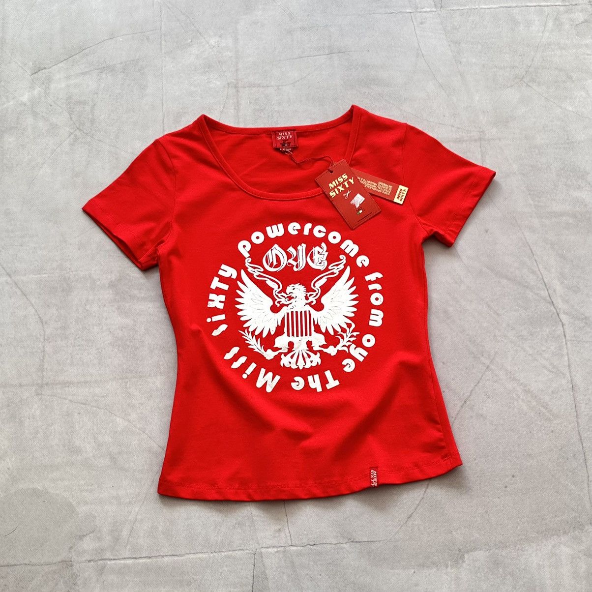 Hysteric Glamour Y2K Miss Sixty Heraldic Eagle Grunge T Shirt NEW Size M / US 6-8 / IT 42-44 - 1 Thumbnail