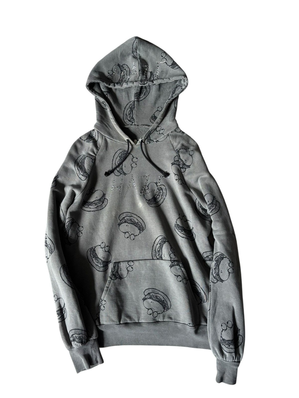 Undercover SS02 illusion of haze hamburger gem hoodie Size US M / EU 48-50 / 2 - 10 Thumbnail