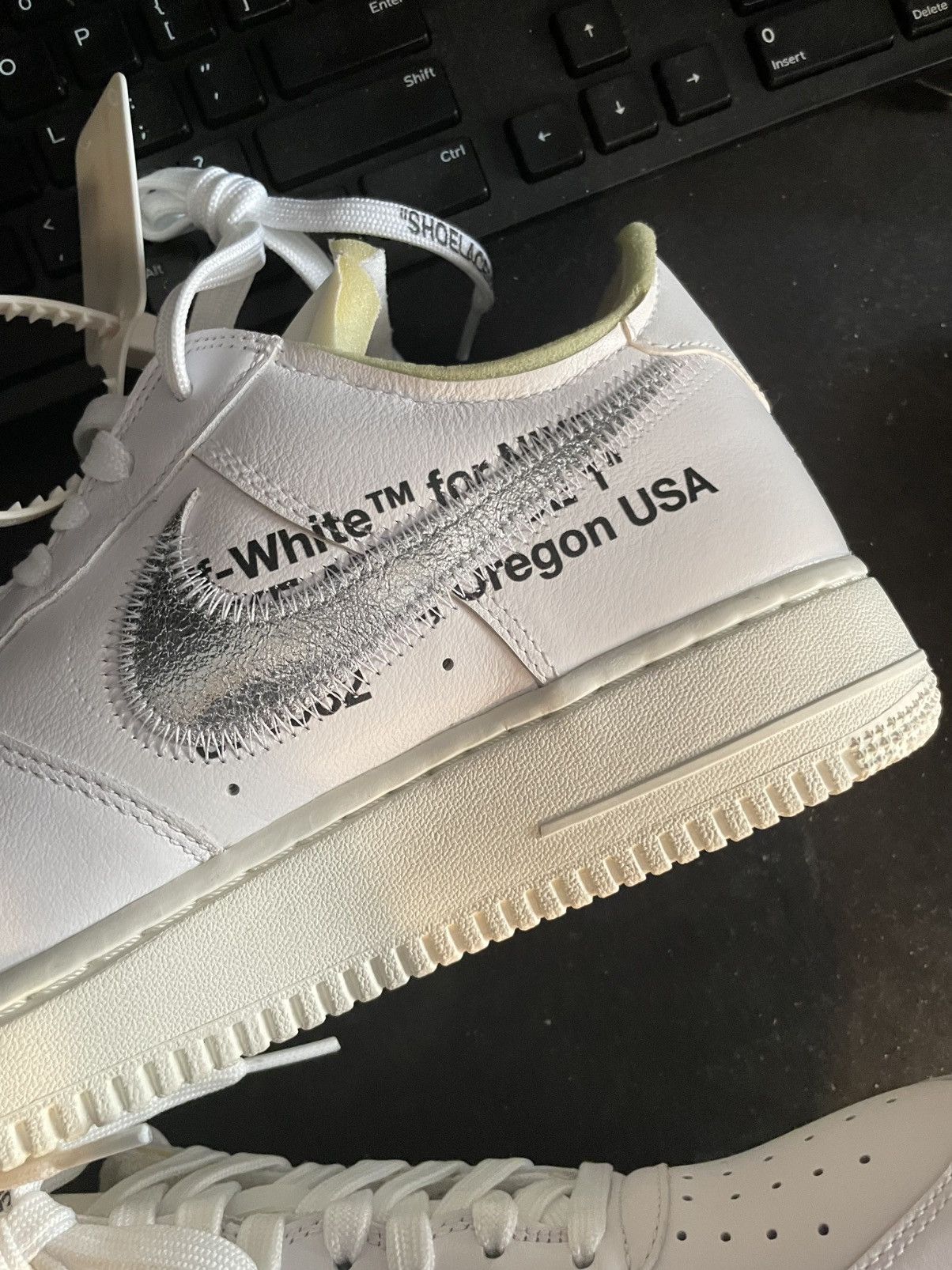 Nike × Off-White Size 10 Off White complexcon AF1 DS box signed by Virgil Size US 10 / EU 43 - 8 Thumbnail